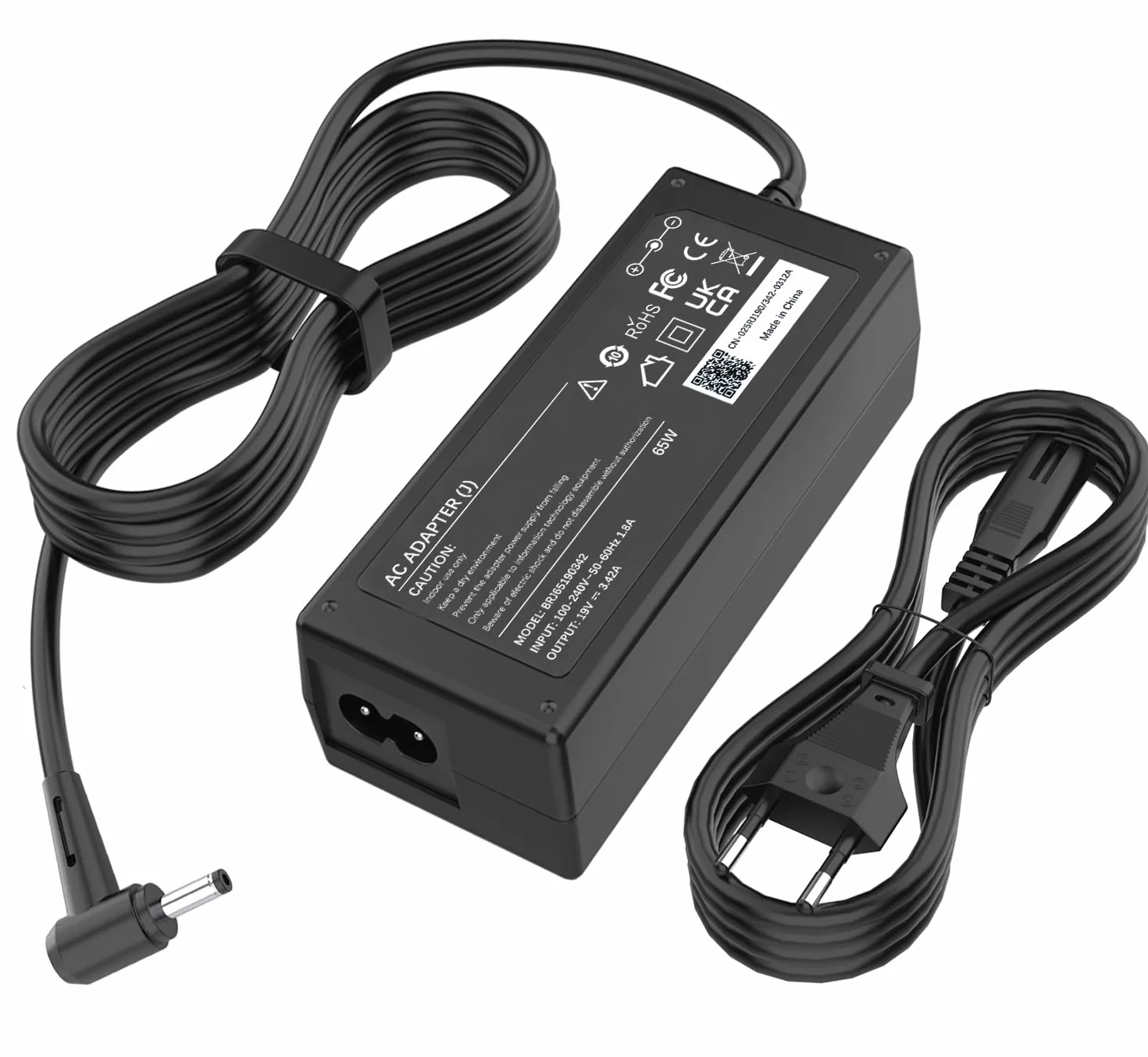 65 W zasilacz i kabel do ładowania do laptopa Medion akoya E15301 E15302 E15308 E16402 E16401 E15407 E14412 E14301 S4403 S4401 S4404 S44402S14401 S14402 FSP065-REB A18-065N3A 19V 3,42A