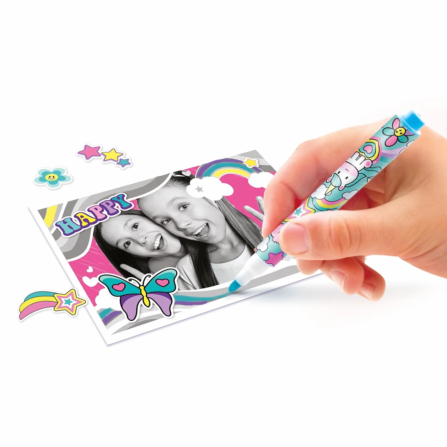 Canal Toys Aparat do natychmiastowego druku fotograficznego selfie wideo papier termiczny 250 zdjęć Wyświetlacz LCD CLK 013 różowy