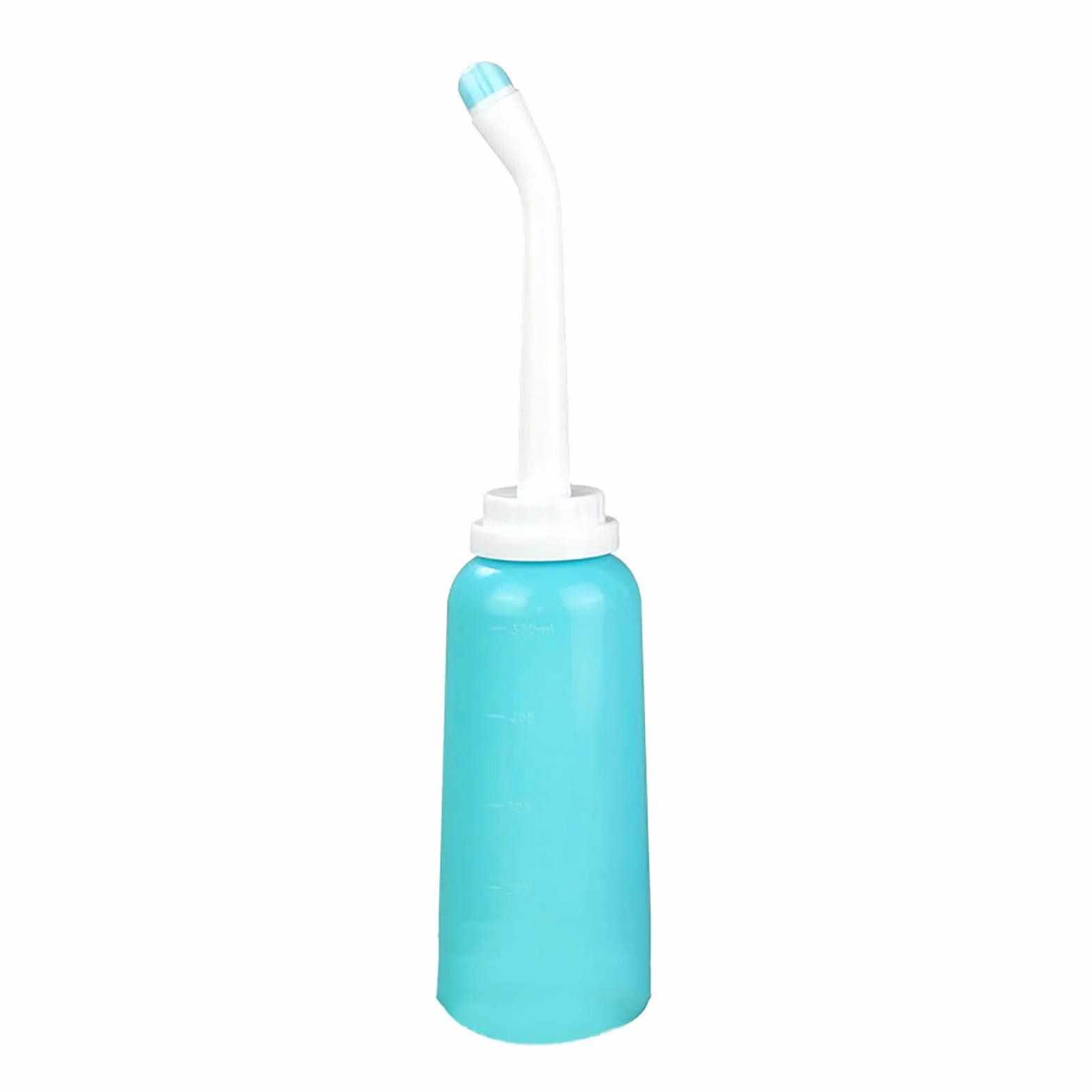 Przenośny bidet toaletowy, przenośny bidet, przenośny bidet, przenośny, odporny na wysokie temperatury, dla kobiet, spryskiwacz, do prywatnej pielęgnacji, 500 ml, niebieski
