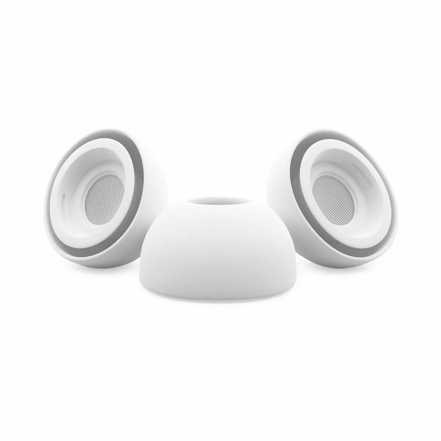 Okuli 6 x Silikonowe Końcówki Douszne Kompatybilny z Apple AirPods Pro 1 & Pro 2 Słuchawki w Średni