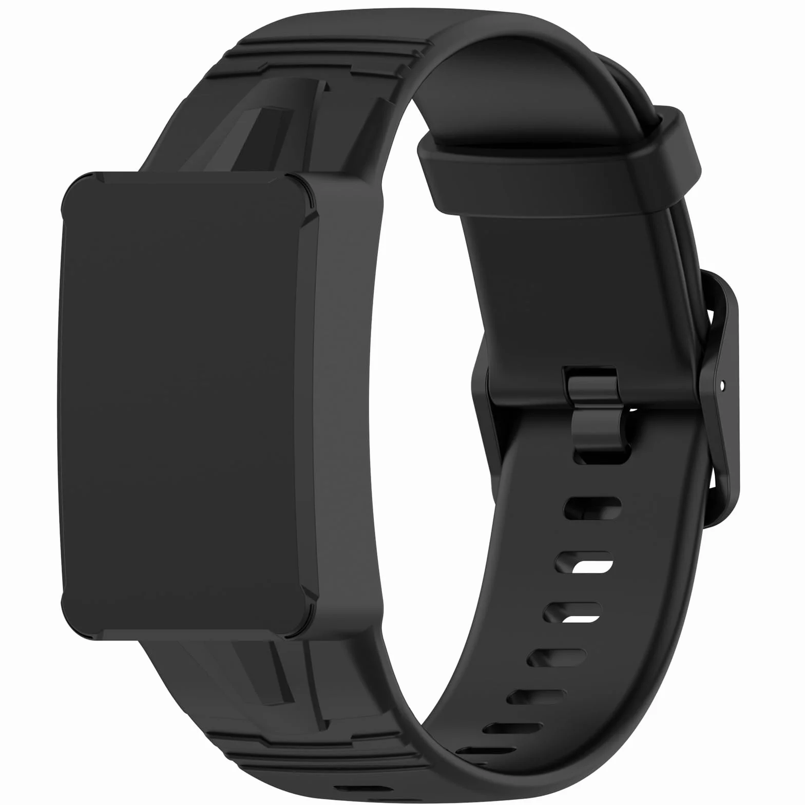 Disscool Zapasowe regulowane paski na nadgarstek kompatybilne z WHOOP 5.0 LIFE MG/5.0 PEAK miękki silikonowy pasek integracyjny na nadgarstek z szybkim zapięciem, dla mężczyzn i kobiet (czarny)