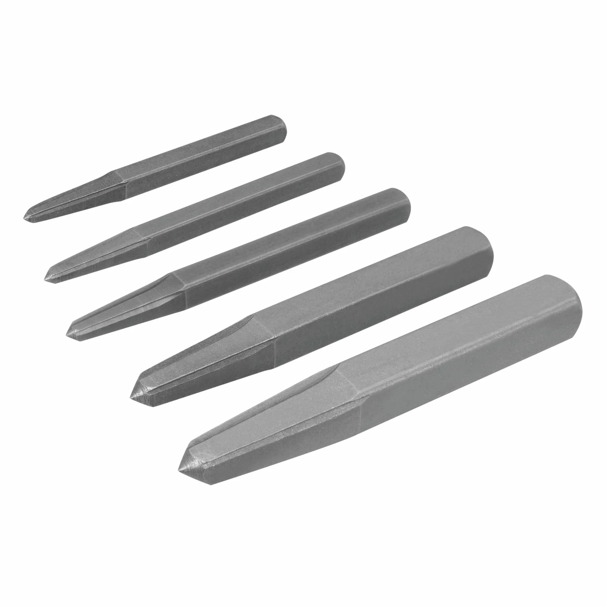 Performance Tool W80562 zestaw do wyciągania śrub – 5-częściowy zestaw ze stali chromowo-wanadowej z rowkami dla pozytywnego chwytu, zawiera poręczny organizer