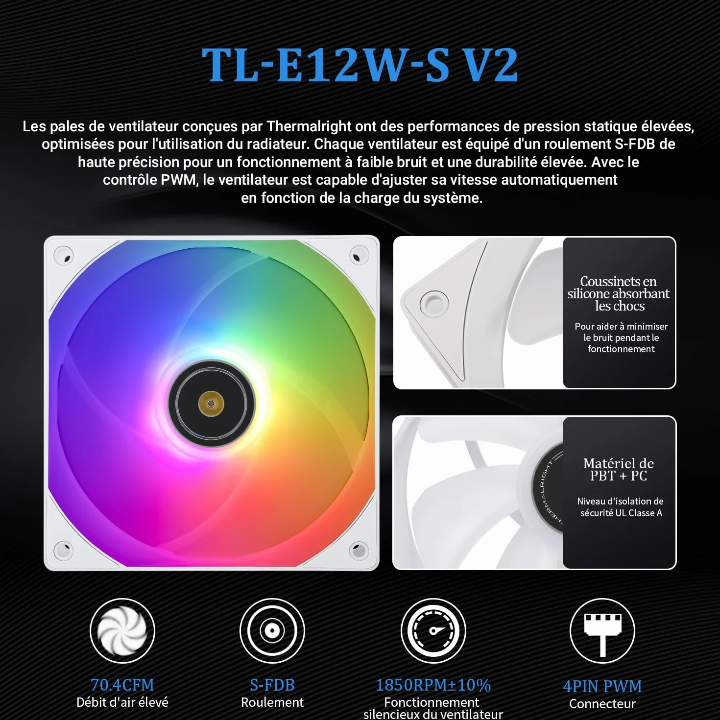 Thermalright Frozen Prism 360 Biały ARGB Cieczochłodny Radiator CPU z 120mm ARGB PWM Wentylatorem, Radiator Komputerowego dla AM4/AM5, Intel lga1700/1851/1150/1151/1200/2011