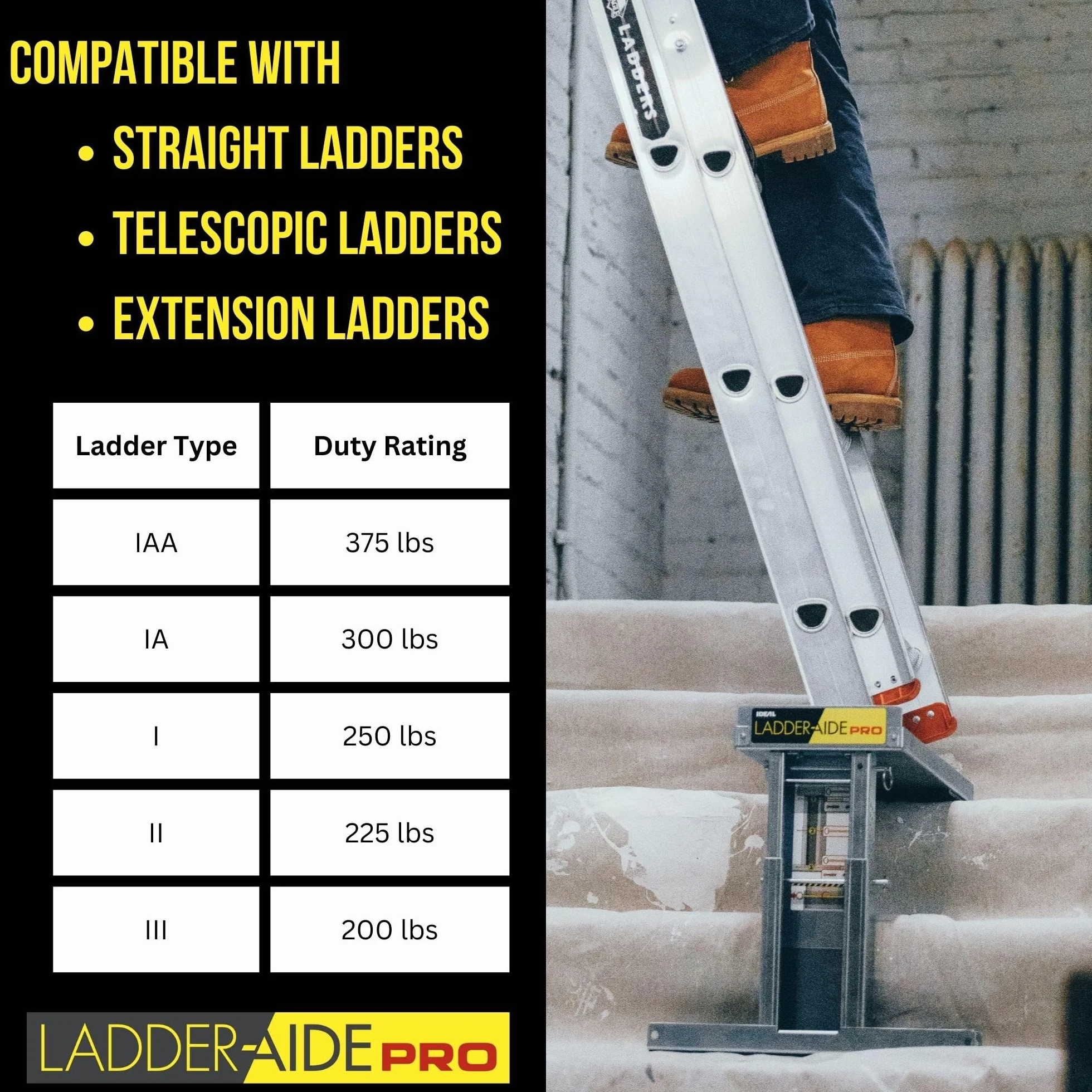Ideal LAP1 Ladder_Aide Pro, srebrny