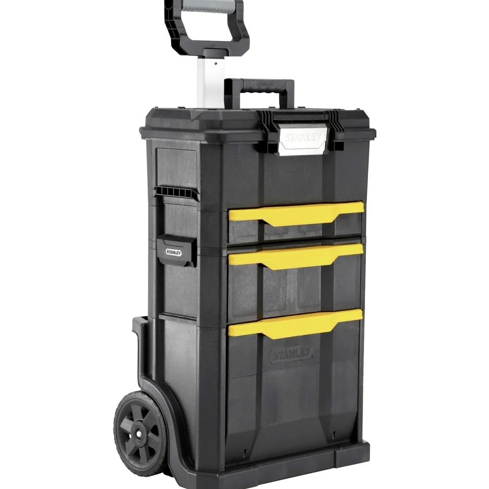 Stanley Essential Skrzynia Narzędziowa, Czarny/Żółty, 34.7 x 48.8 x 77.8 cm