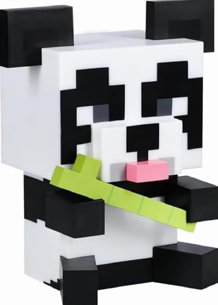 Paladone Minecraft Panda Light - urocza przenośna lampka nocna i dekoracja pokoju dla dzieci - oficjalnie licencjonowany prezent Minecraft
