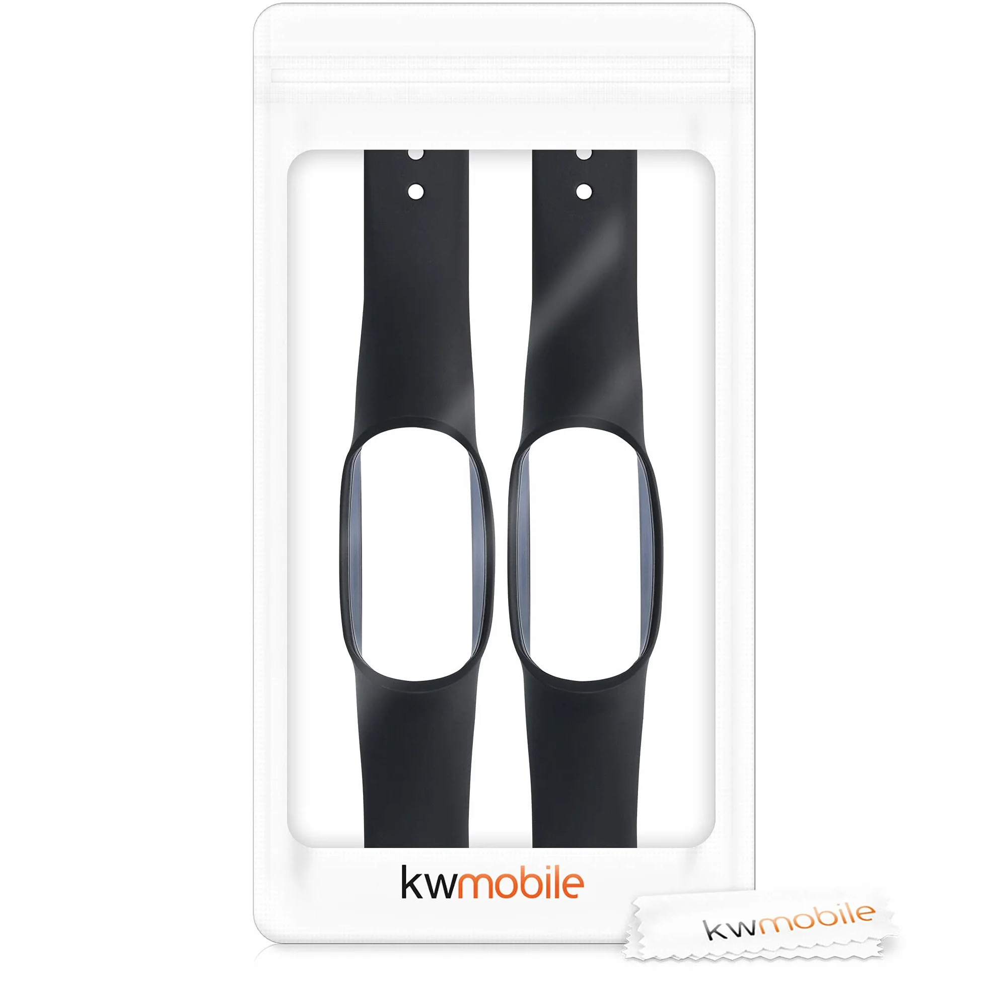 Xiaomi Mi Band 4 Opaska Sportowa Zestaw 2 szt. Termoplastyczny Poliuretan Silikon Czarny Szary