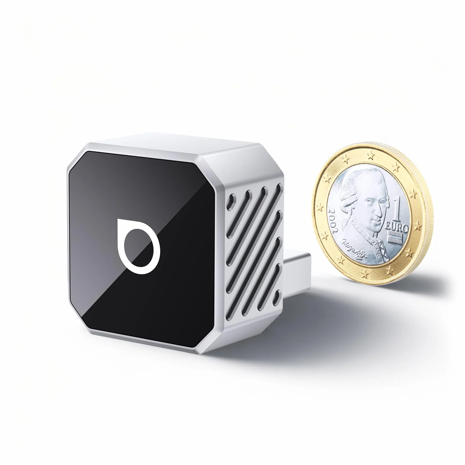 2026 Upgrade Ottocast Mini Cube, Bezprzewodowy Adapter CarPlay & Android Auto, Plug & Play, 2.4G+5G, Automatyczne Ponowne Połączenie, Kompatybilny z autami po 2016 z przewodowym CarPlay/Android Auto