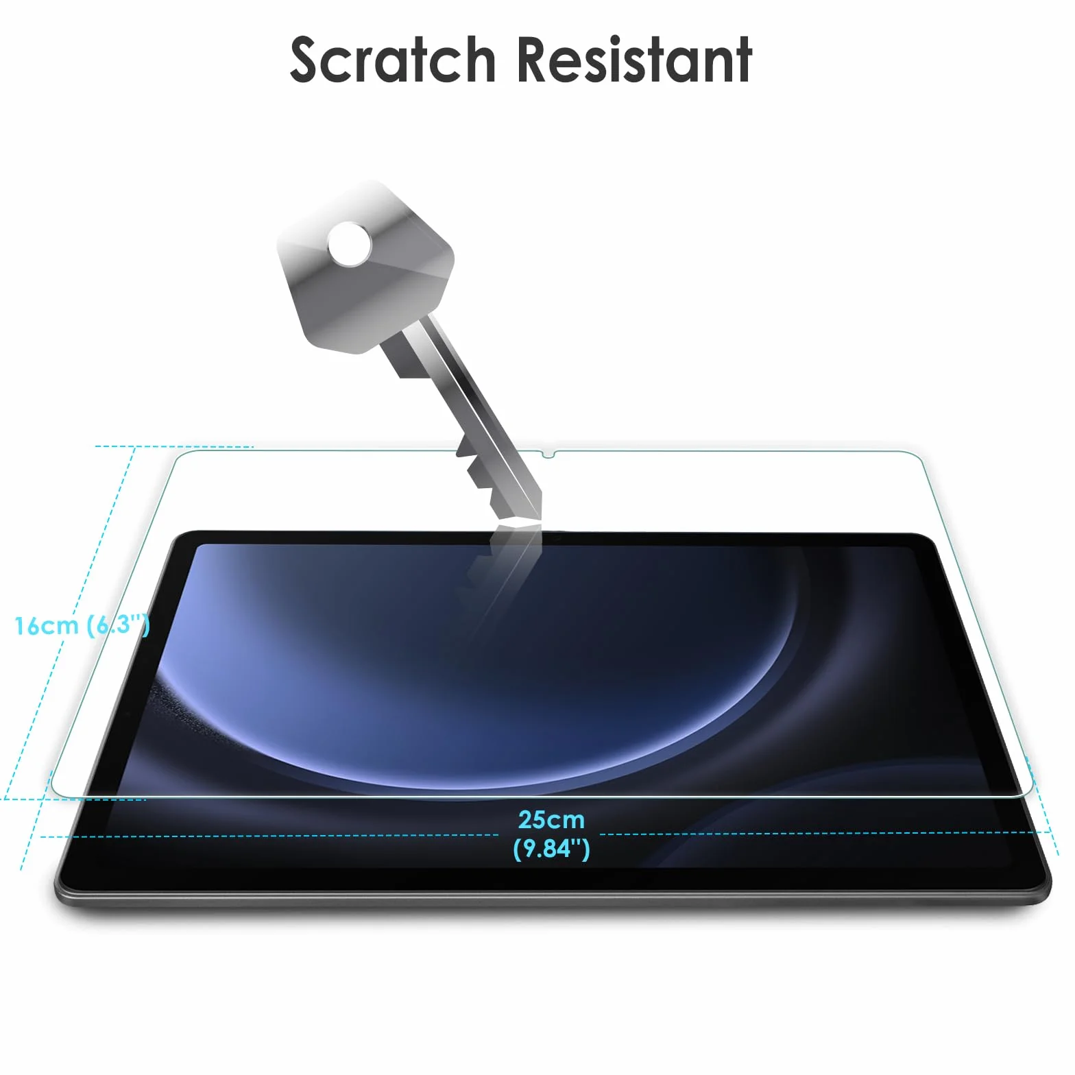Samsung Galaxy Tab S10 Lite S9 FE S10 F S9 10,9" 2,5D Tempered Glass 9H Folia Ochronna Zestaw 2 sztuk