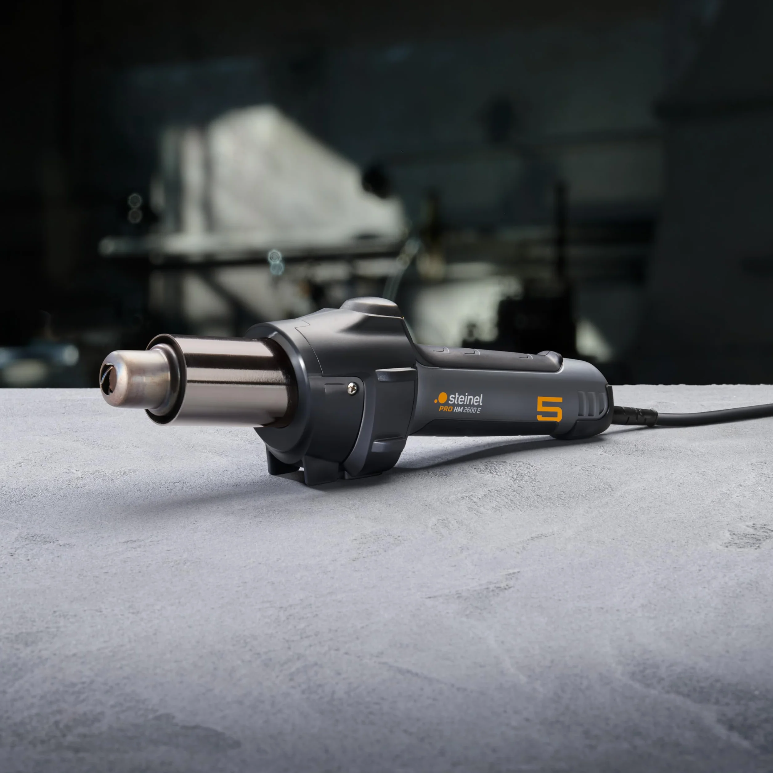 Steinel Opalarka HM 2600 E W walizce, pistolet na gorące powietrze | 2300 W, temperatura 50-620 °C, silnik bezszczotkowy