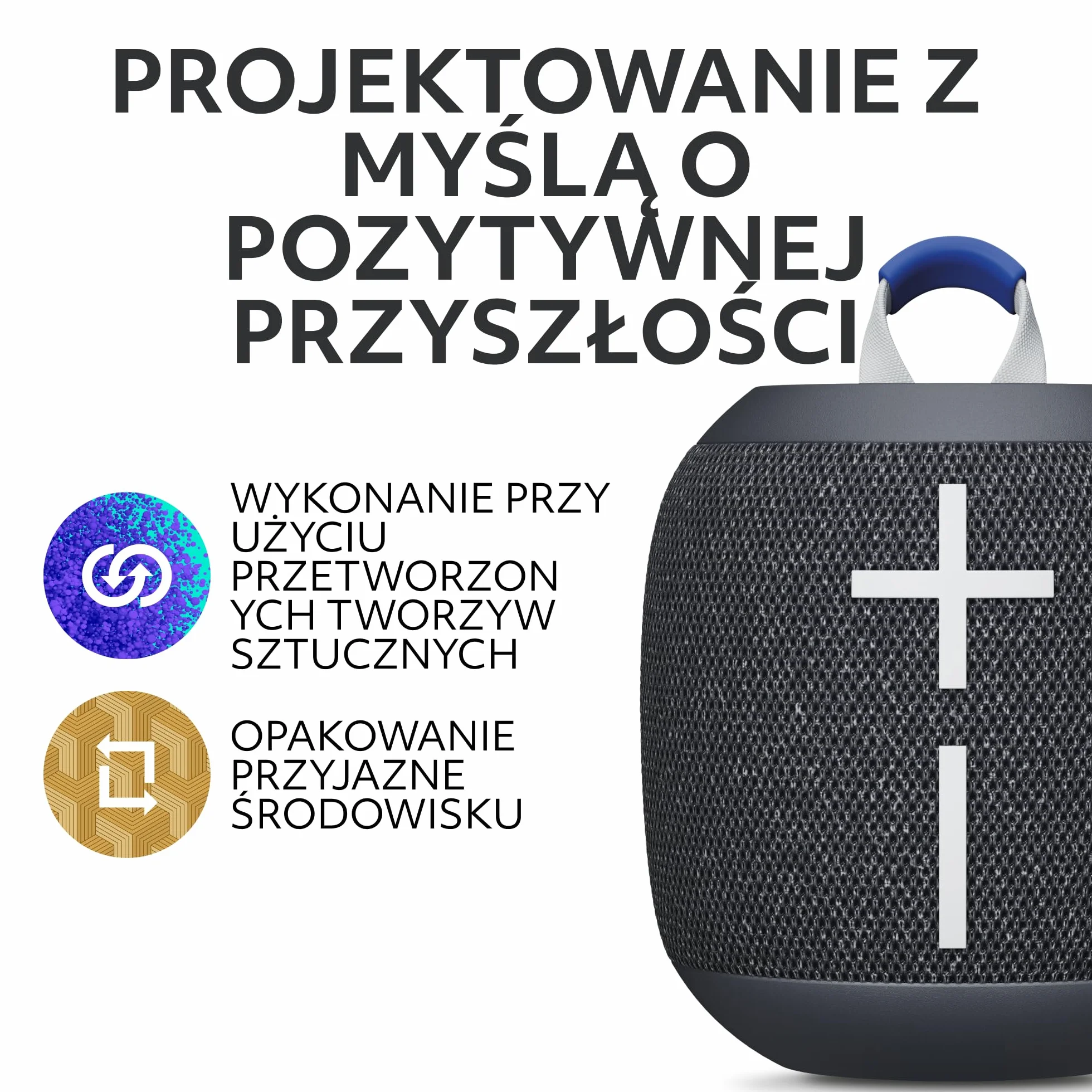 Ultimate Ears WONDERBOOM 4 przenośny wodoodporny głośnik Bluetooth 360-stopniowym dźwiękiem pyłoszczelny 40 m - Czarny