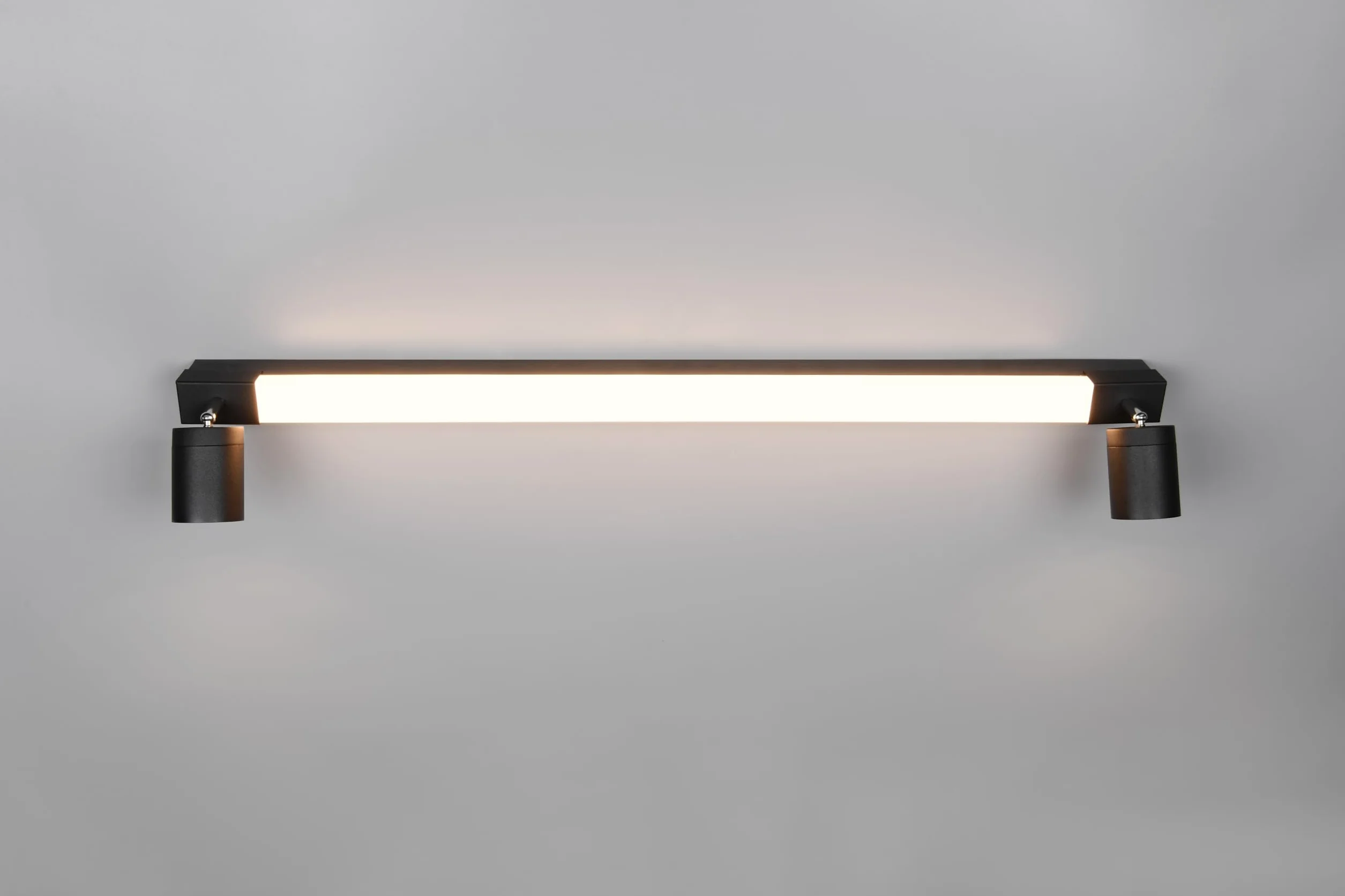 Trio Lampa łazienkowa LED Leuchten ENRICO 281479332, metal czarny matowy, 9 W LED, z wyłączeniem. 2x GU10, regulowany kolor światła