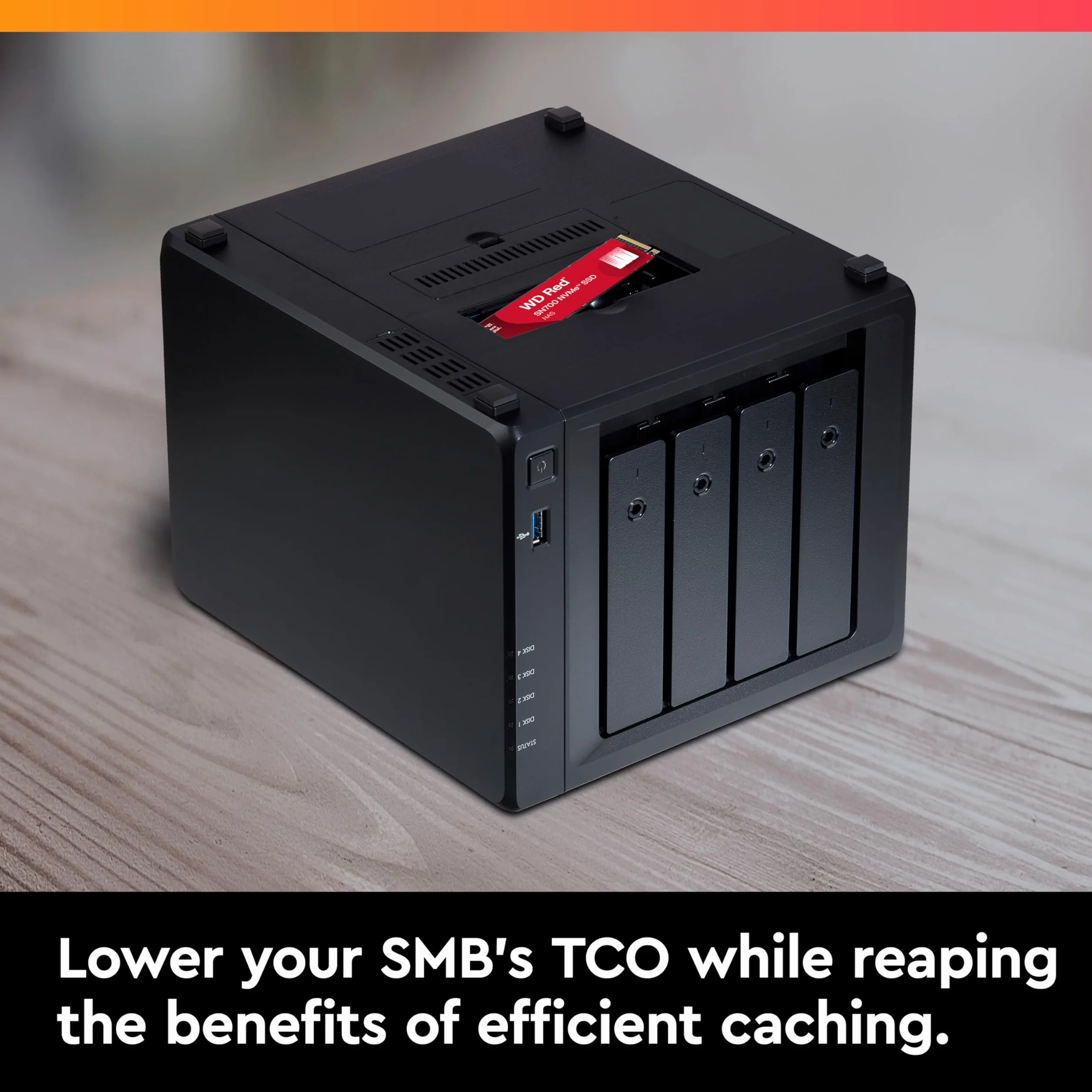 WD Red SN700 500GB NVMe SSD do NAS
