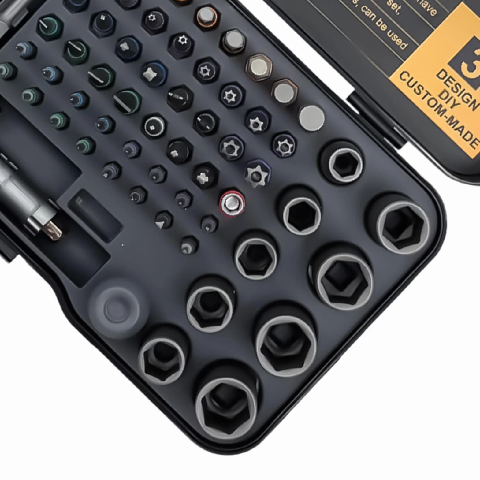Zestaw wkrętaków grzechotkowych Wielofunkcyjne narzędzie T-Handle 66 w 1 | Zestaw Precyzyjnych Śrubokrętów Do domu, warsztatu, elektroniki, komputera, zegarka, samochodu, elektryka
