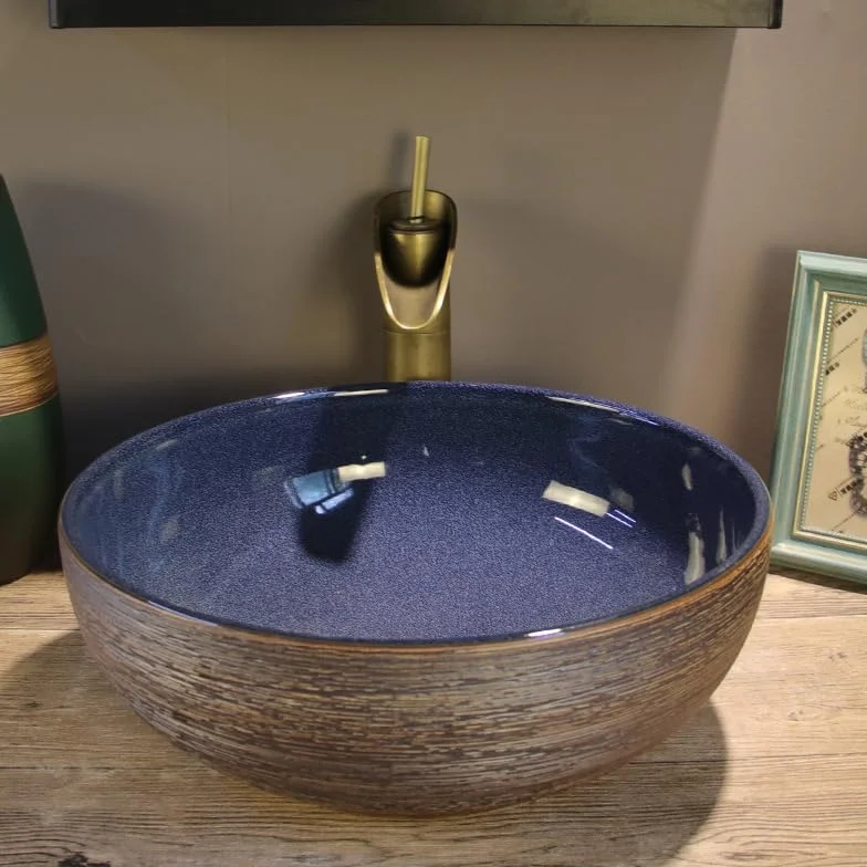 Umywalka Łazienkowa, Umywalka Ceramiczna, Umywalka Retro, Umywalka Okrągła, Umywalka Ceramiczna Nablatowa, Umywalki Łazienkowe, Umywalki Nablatowe, Rozmiar Uniwersalny