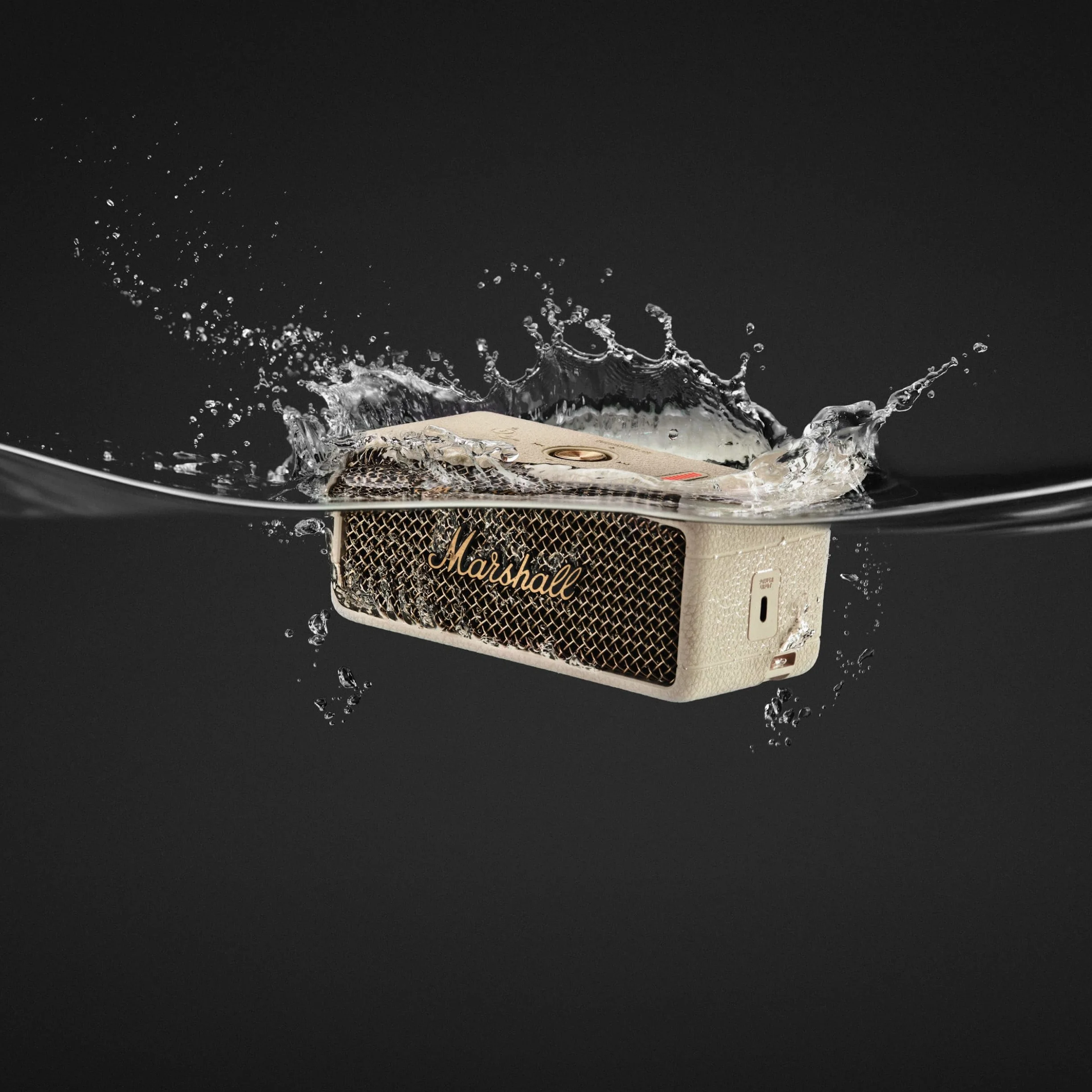 Marshall Emberton III przenośny głośnik Bluetooth kremowy