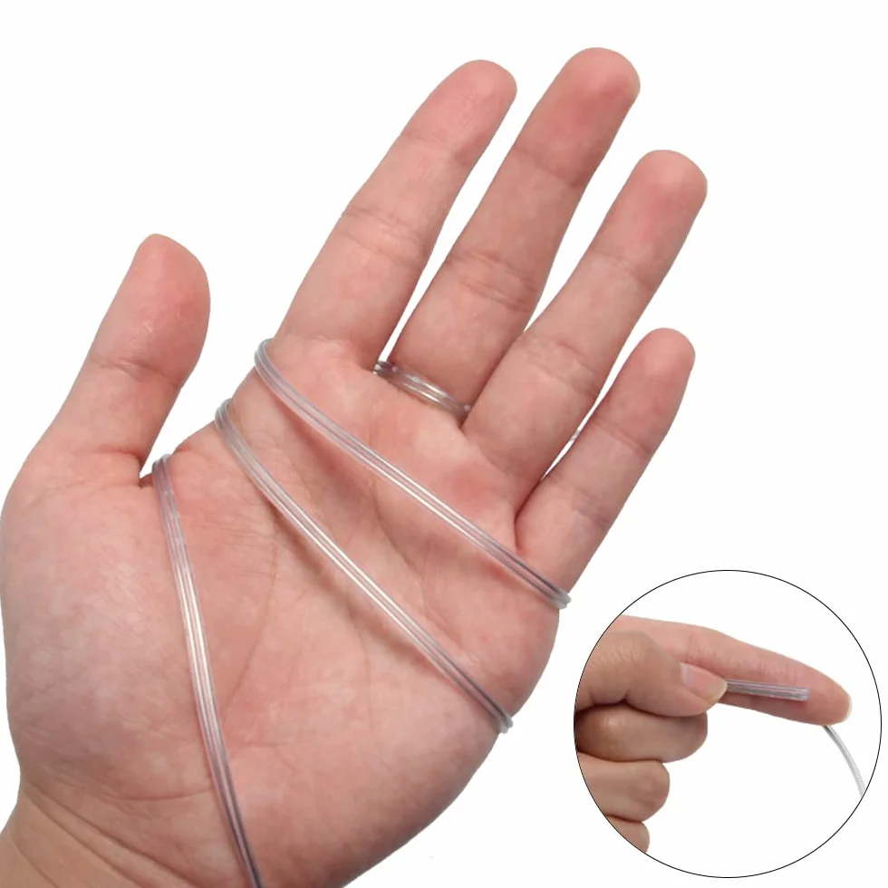 LanYing 15 Metrów 28AWG Maks 12V Przezroczysty 2-Żyłowy Kabel Płaski Elektryczny PVC Miedziany 0,75 mm² Do Małych Urządzeń