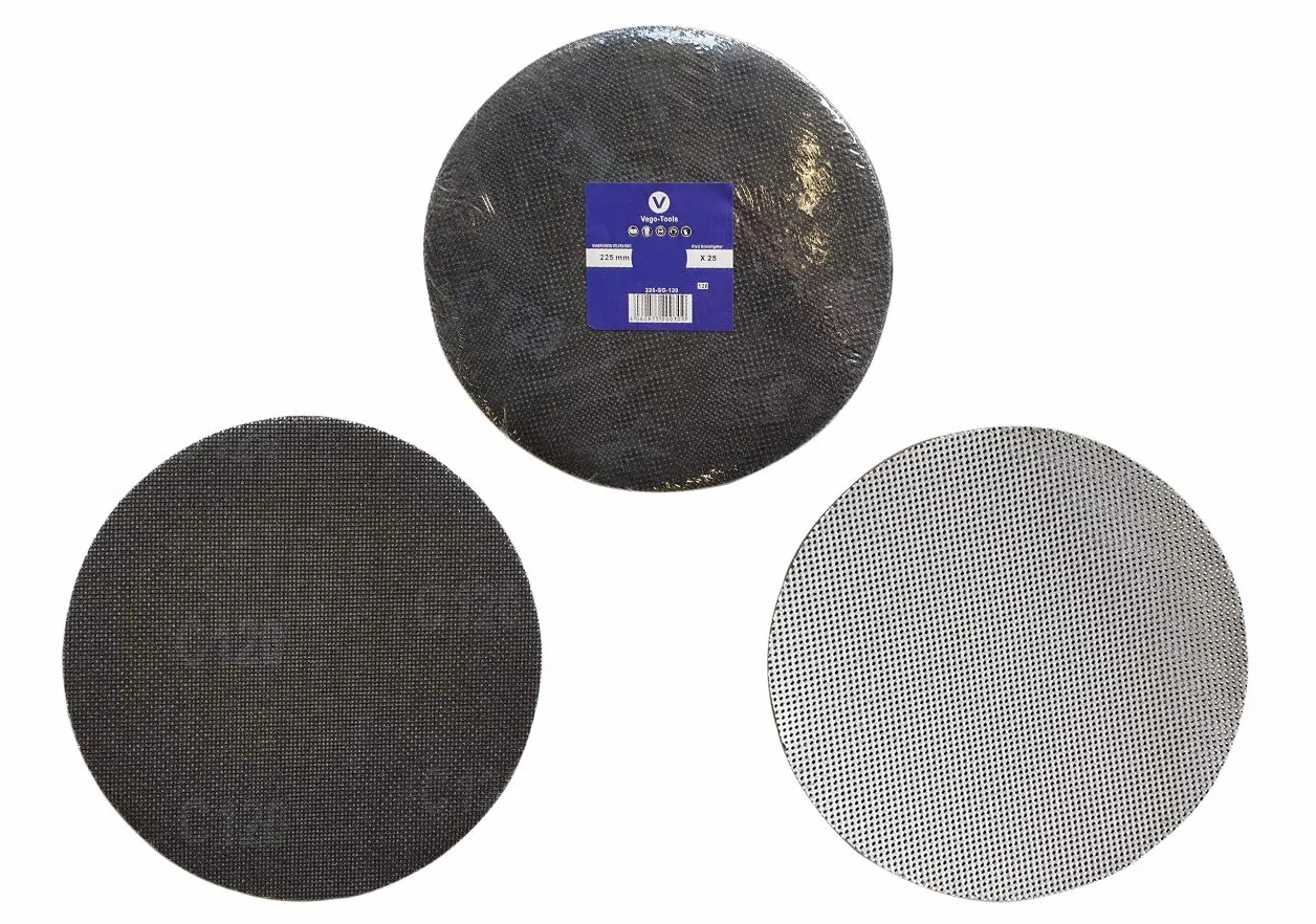 100 x kratka szlifierska 225 mm talerz szlifierski tarcze szlifierskie K 80 siatka