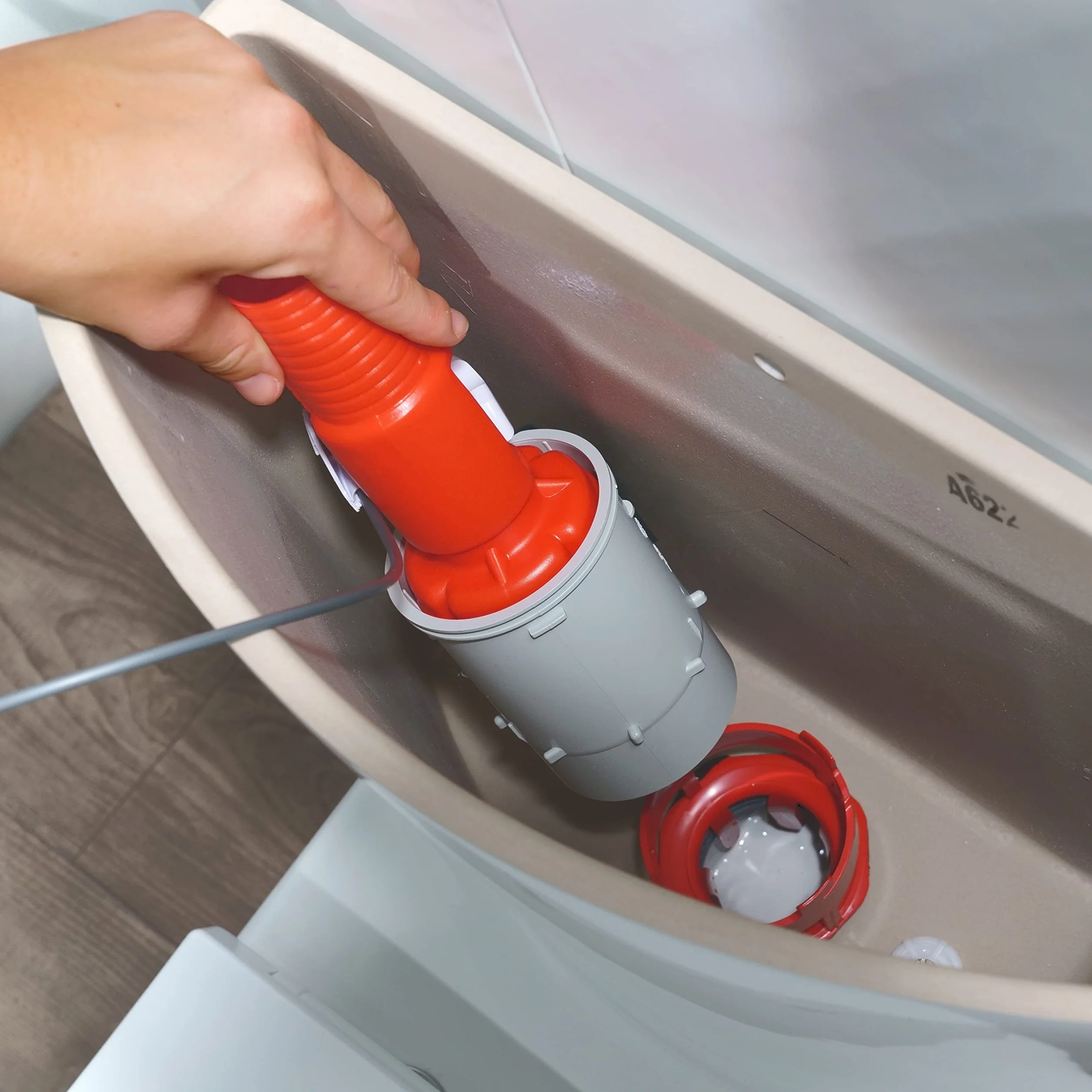 Wirquin Mechanizm WC 10720605, 2 spłukiwania, kabel (bez demontażu pojemnika)