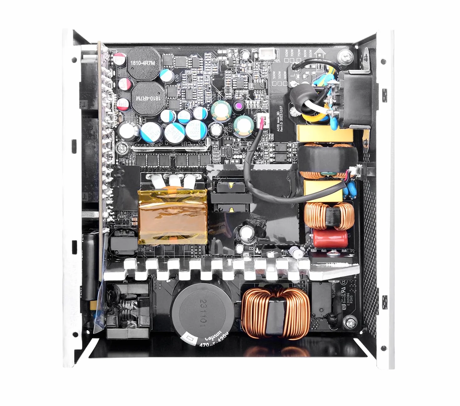 THERMALTAKE - Toughpower GT Snow - Alimentatore per PC - 850 W - 80+ Gold - ATX3.1 - Completamente modulare - PCI-E 5.1 12VHPWR