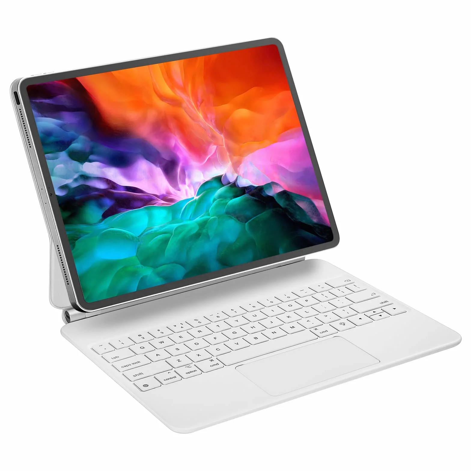 Magic Keyboard 10.9 iPad Air (5, 4 generacji), etui z klawiaturą do iPada Pro 11 cali (3. / 2. / 1. generacji) wolnounosząca się podstawa, magnetyczna klawiatura z gładzikiem, USA QWERTY