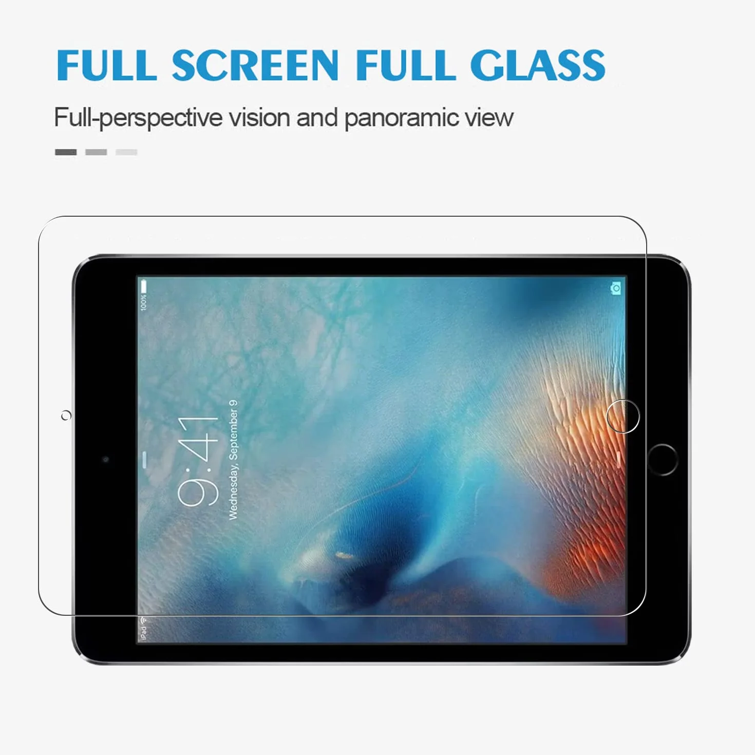 [2 sztuki] Folia ochronna do iPad mini 5. /4. generacji (iPad mini 5/4 7,9 cala, 2019/2015), pancerna ochrona szklana folia ochronna na wyświetlacz