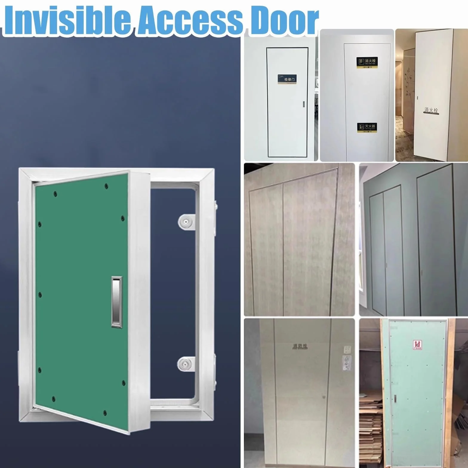 Panel dostępu do montażu podtynkowego 18 x 20 do płyt kartonowo-gipsowych, metalowych drzwi wejściowych do szpitali, szkół i hoteli, trwała płyta osłonowa z wykończeniem płyt gipsowo-kartonowych, 460