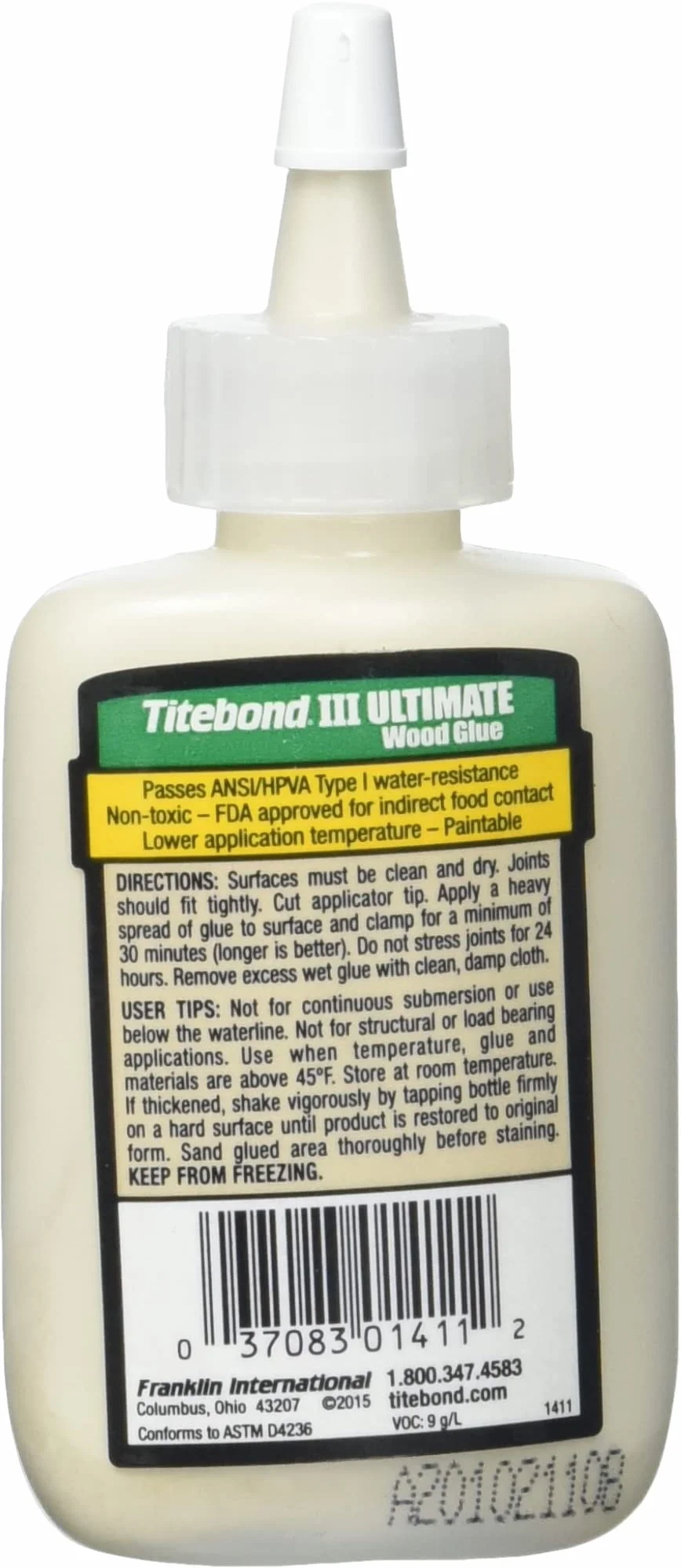 Titebond Klej do Drewna, Jasnobrązowy, 37 ml