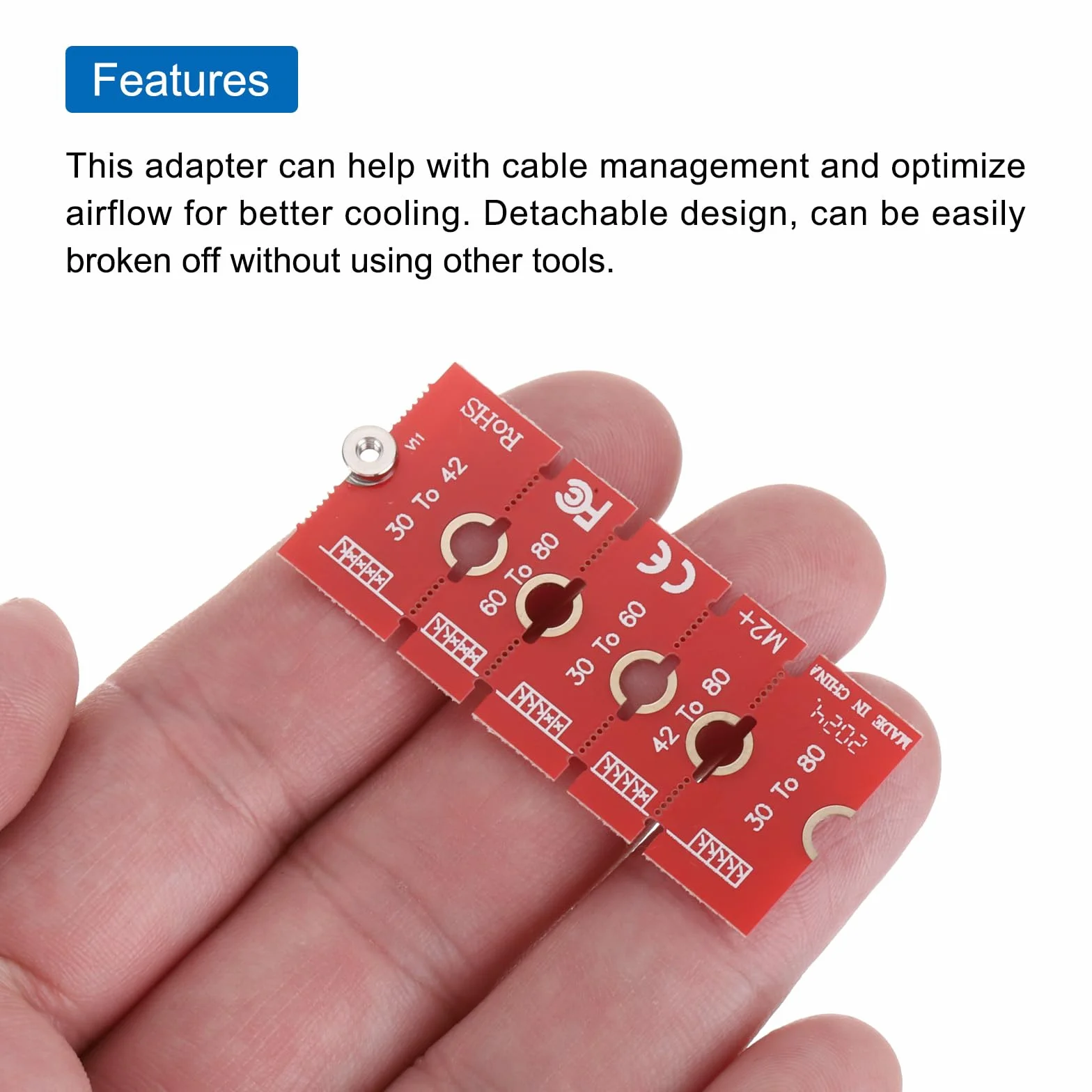 QUARKZMAN 2 szt. M.2 NGFF/NVME przedłużacz adaptera 2230 2242 2260 2280 SSD płytka PCB do komputera PC