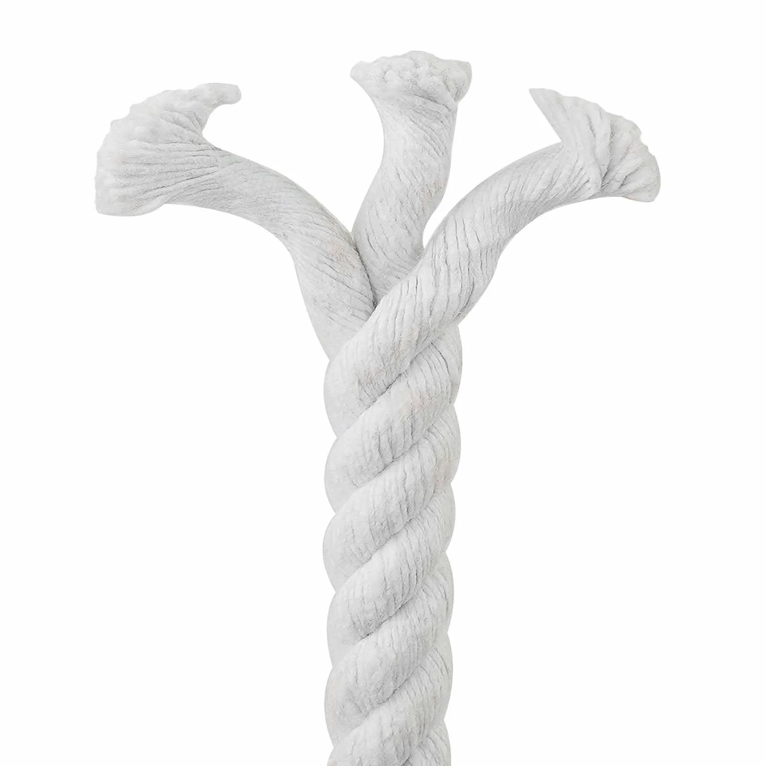 Linka bawełniana, biała, 2 x 2 cm, 100 m, 3-warstwowa, trwała, elastyczna, do ogrodu, na kemping, warsztat, do mocowania i kreatywnych projektów