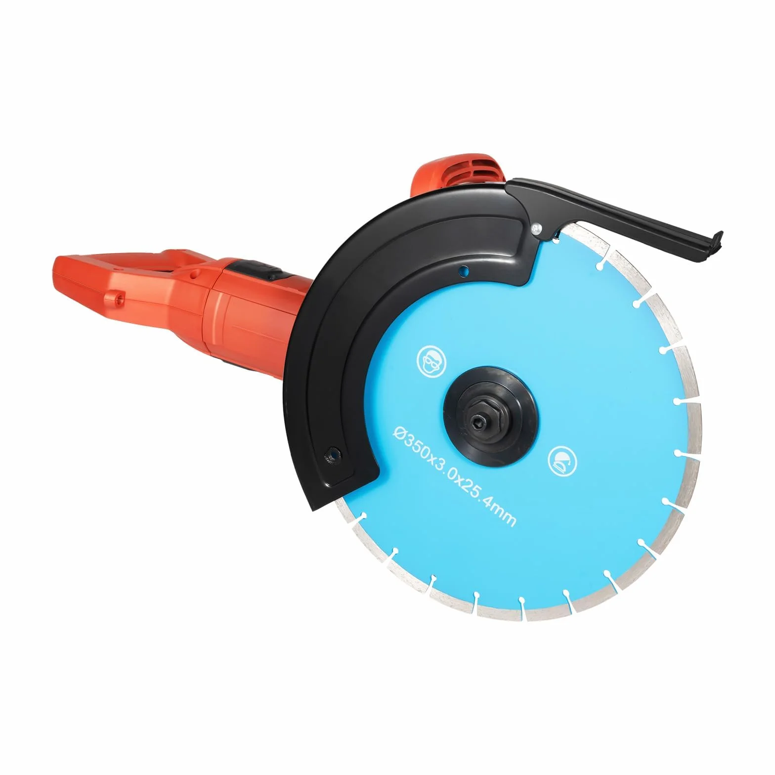 Elektryczna piła do betonu, 220 V, 3000 W, 350 mm, maszyna do cięcia kamienia, 3800 obr./min, przecinarka z brzeszczotem, piła do betonu, do cięcia stali, marmuru, granitu, betonu