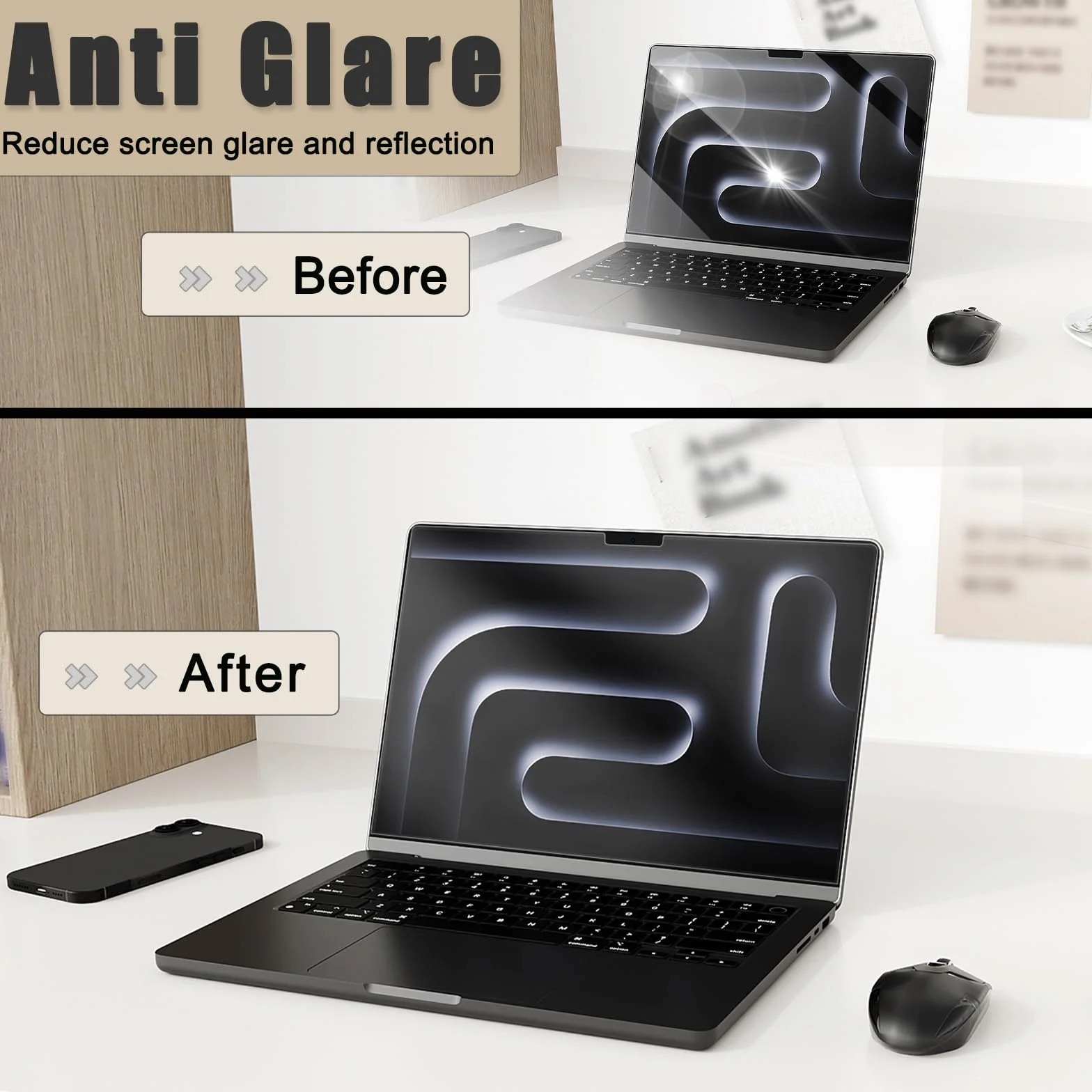 Folia ochronna na wyświetlacz MacBook Pro 14 cali M5 M4 M3 M2 M1 A3434 A3401 A3185 A2918 A2992 A2779 A2442 5H
