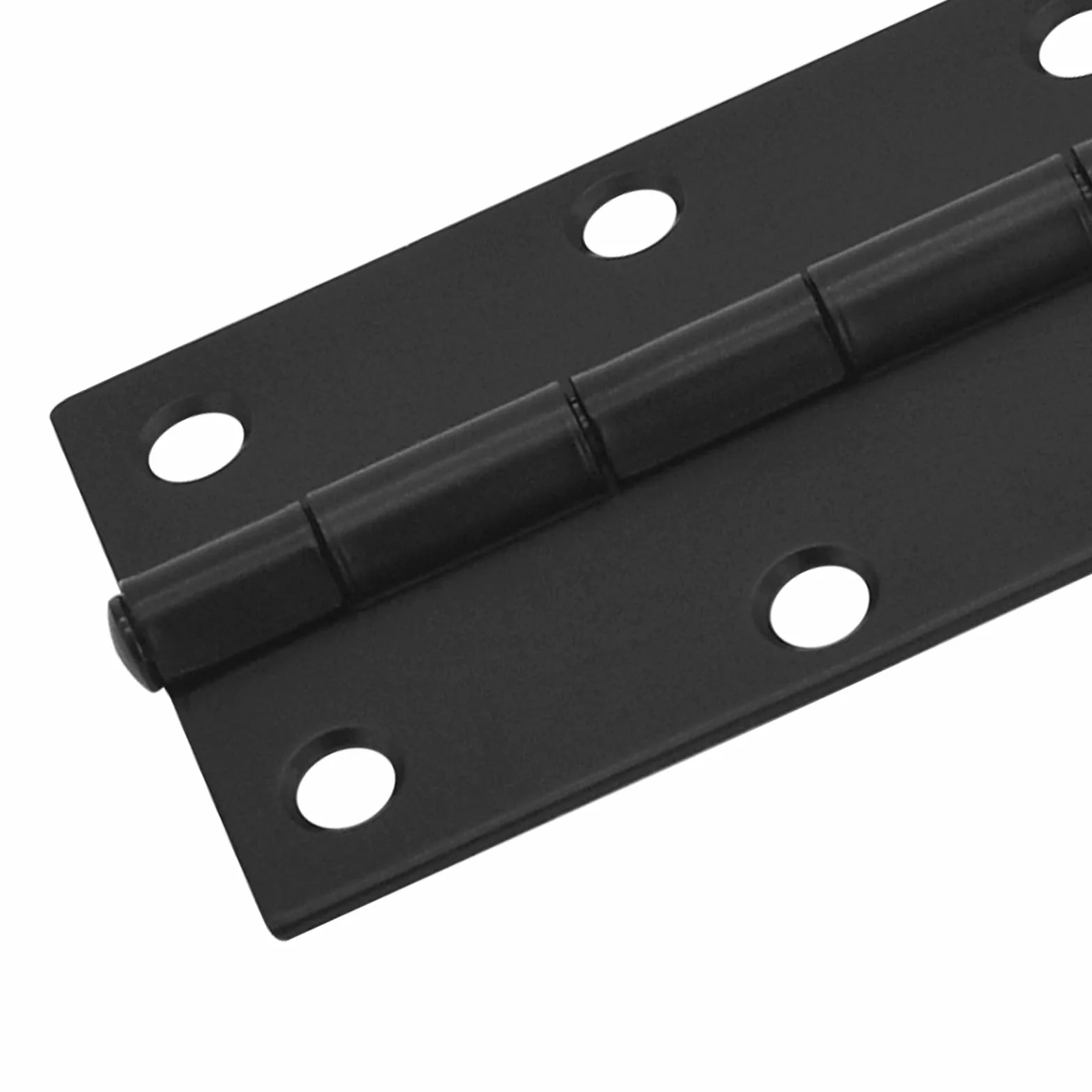 Zawiasy drzwiowe 4 szt., 75 mm, zawias do drzwi szafki z 24 czarnymi śrubami, zawiasy drzwiowe, wewnętrzne, do mebli domowych, drewniane, czarne zawiasy drzwiowe