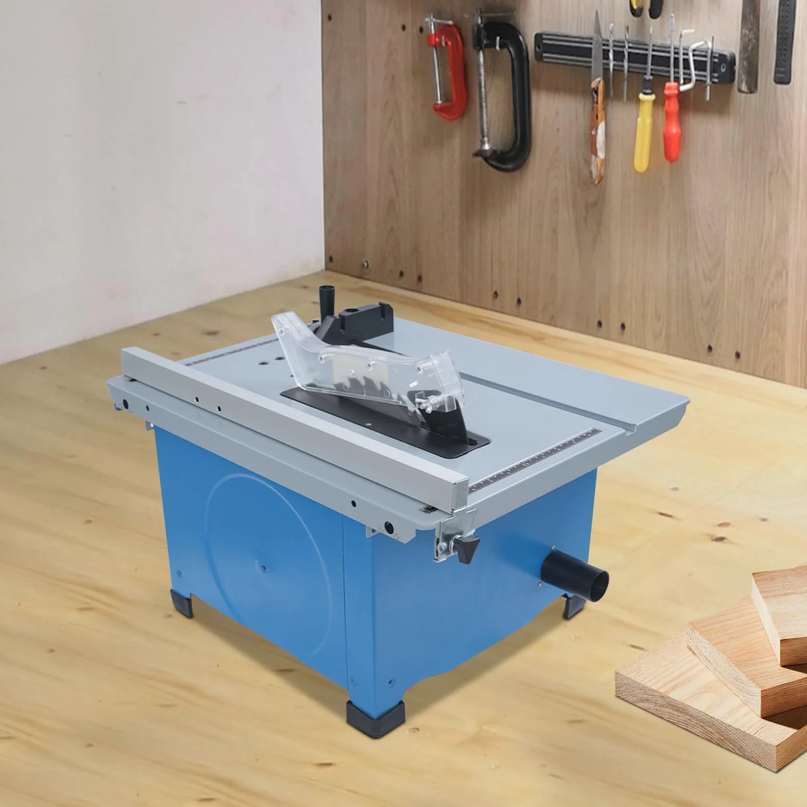 Mini stołowa pilarka tarczowa 1400 W, 4200 obr./min, z poszerzeniem stołu, cięcie 0-45° i głębokość cięcia 54 mm, piła tarczowa z brzeszczotem 210 mm do obróbki drewna i majsterkowiczów