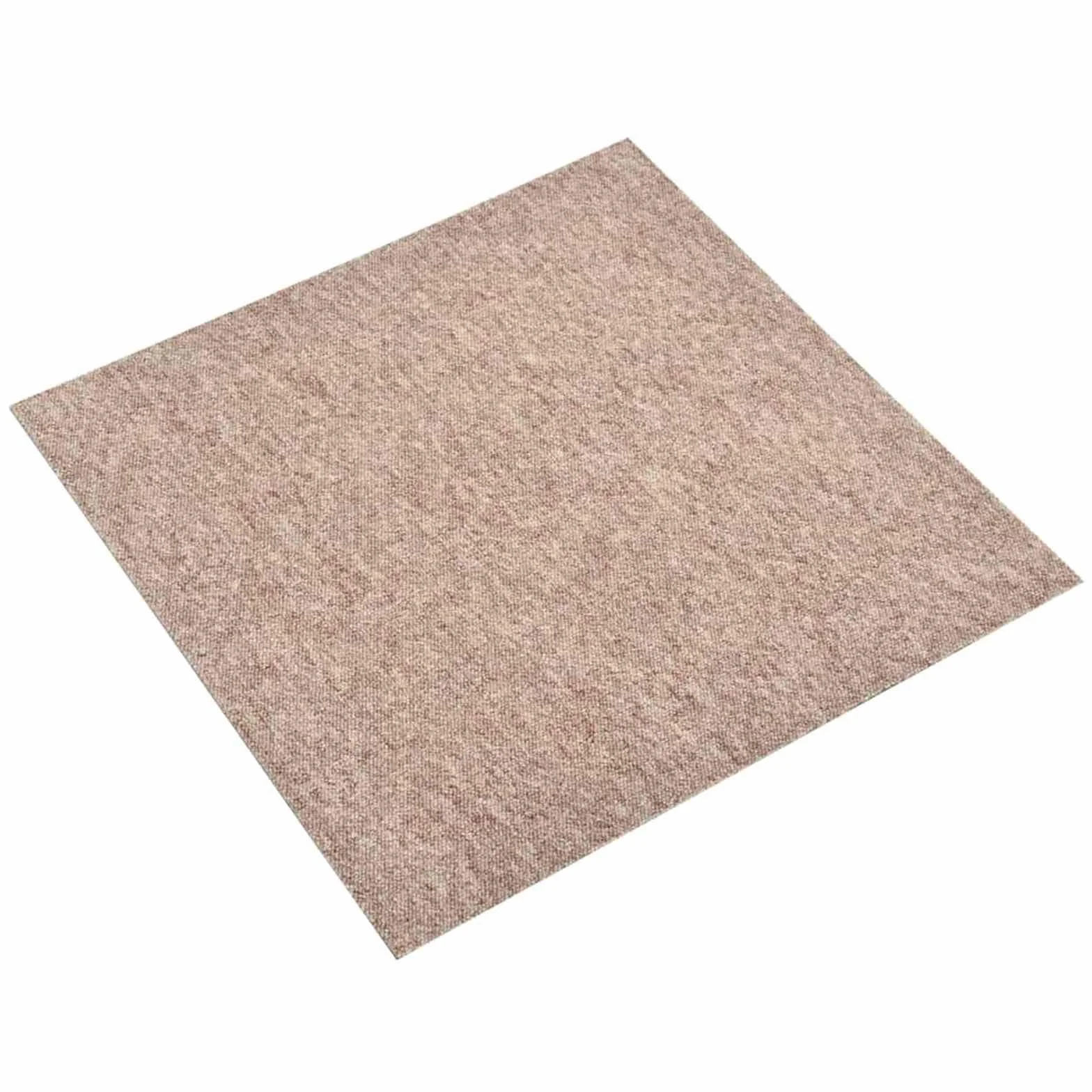 Płytki modułowe beżowe 20 sztuk 50 x 50 cm polipropylen | Teksturowana powierzchnia, łatwa do czyszczenia, tylko do użytku wewnętrznego, pokrywa 5 m2