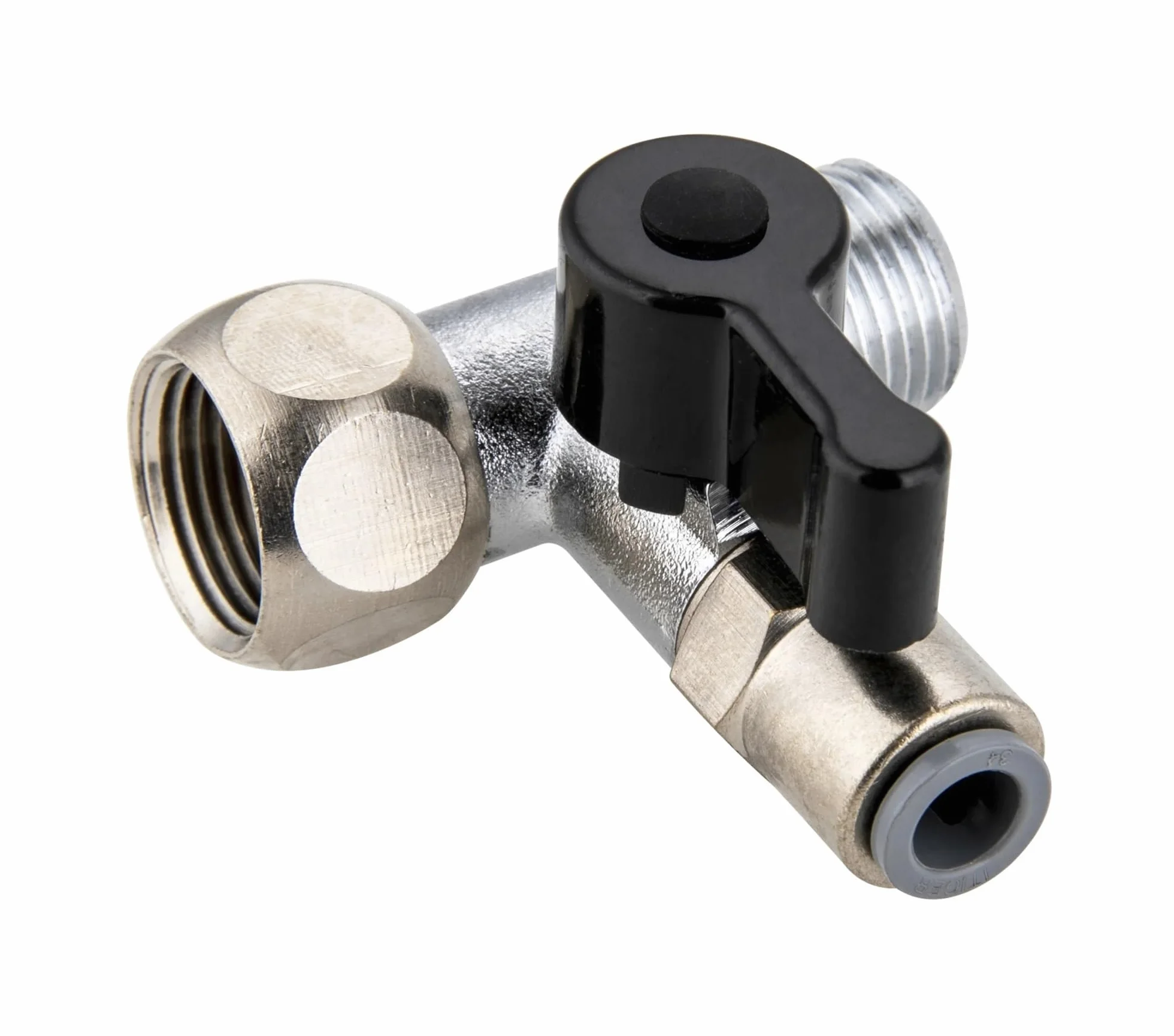 G3/8' do 1/4'' bezołowiowy adapter wody zasilającej RO, trójnik, zawór kulowy, zawór kulowy odcinający, przyłącze, filtr wody RO(10pcs)