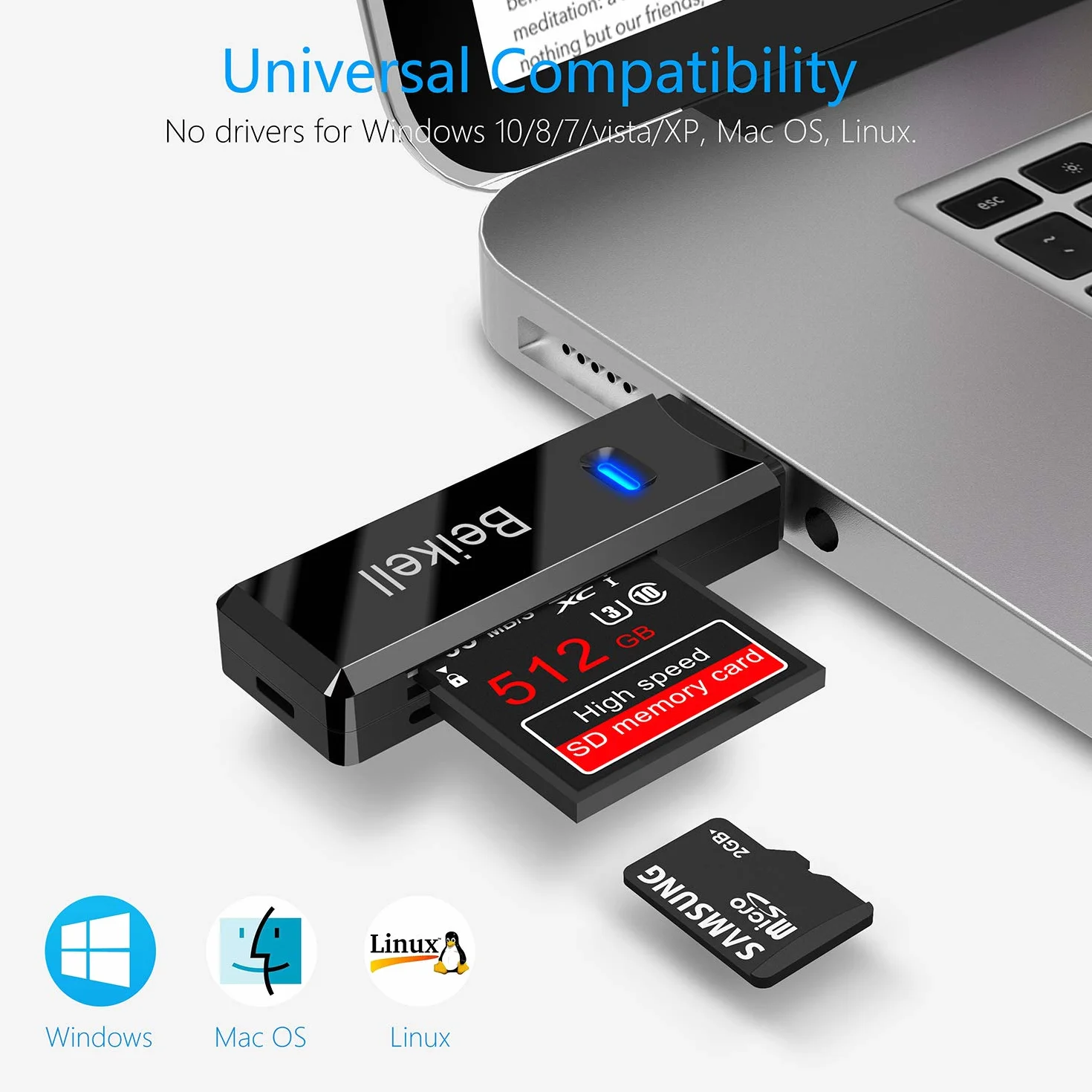 Czytnik kart USB 3.0 SD/Micro SD Adapter pamięci