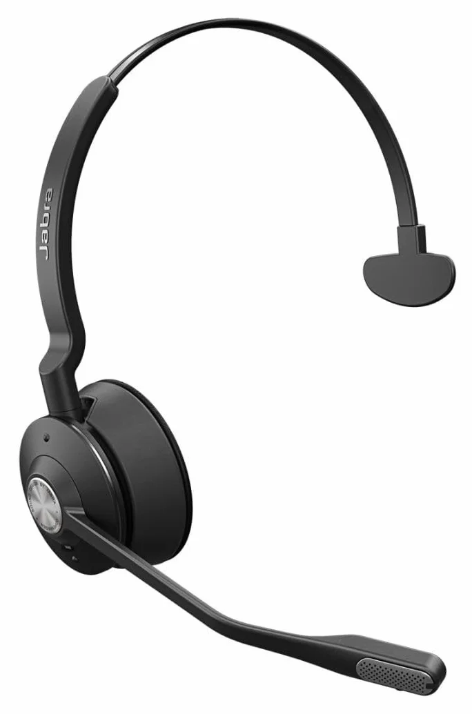 Engage 65 SE Mono Headset, Base, Power Supply, kabel USB-C na USB-A, kabel biurkowy do telefonu, instrukcja szybkiego uruchomienia, i ostrzeżenie (liście bezpieczeństwa)