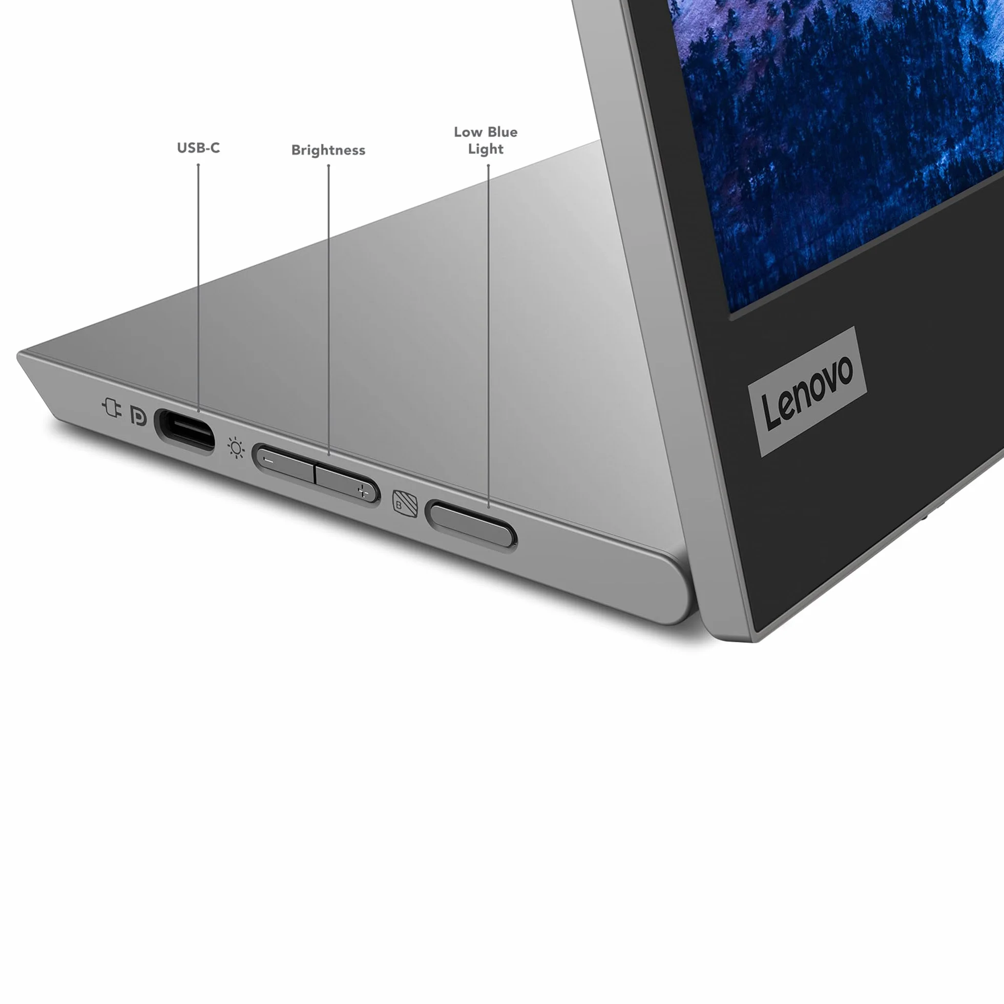 Lenovo L15 Mobilny monitor 15,6 cala FHD 1080p IPS USB Type-C czarny