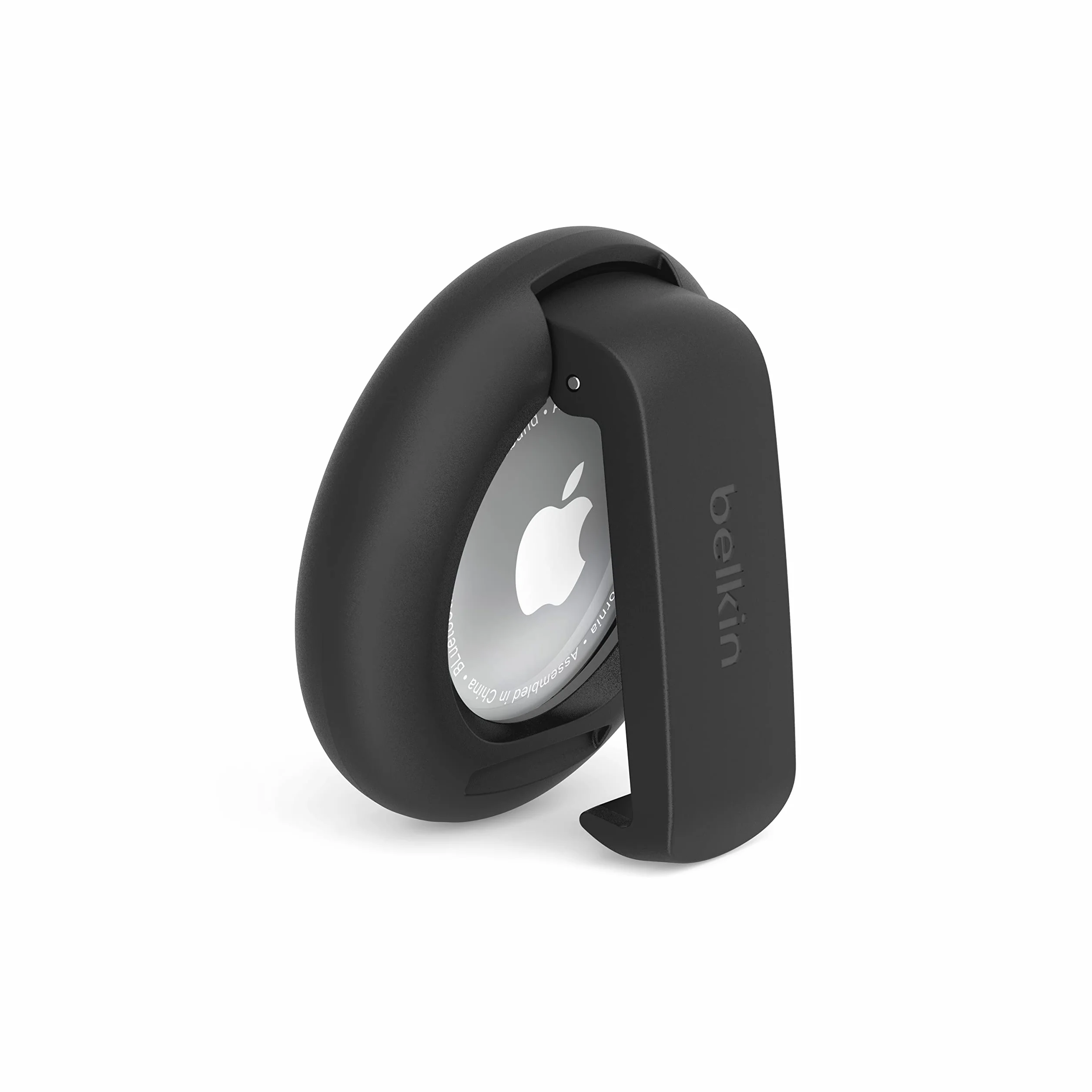 Belkin Etui Secure Holder do Apple AirTag z klipsem i brelokiem odporne na zarysowania czarne