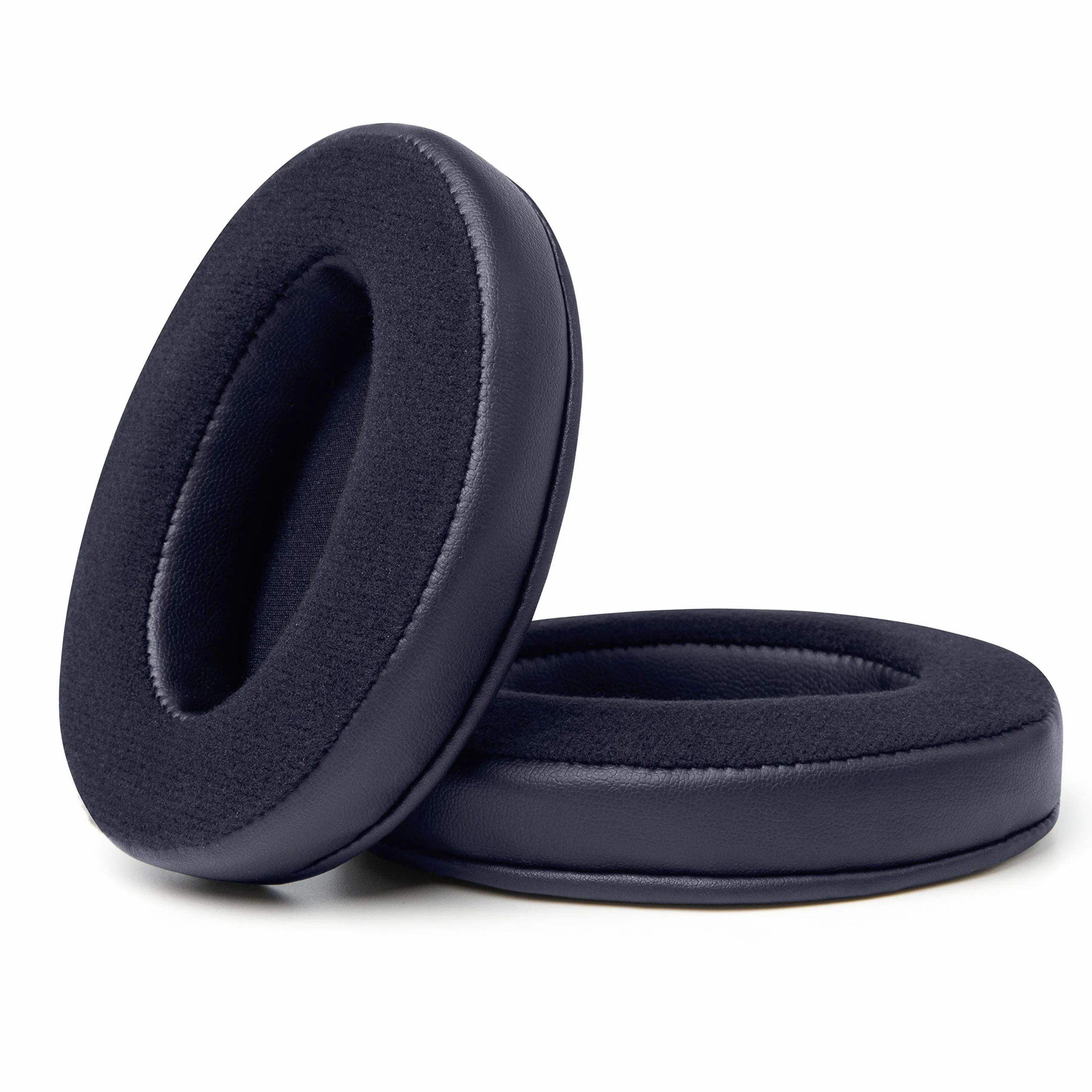 WC PadZ Velour - Ultimate Upgraded Earpads by Wicked Cushions - Kompatybilne z Audio Technica, HyperX, SteelSeries Arctis & More - Extra Thick - Bigger Opening - Softer Memory Foam | (Black)