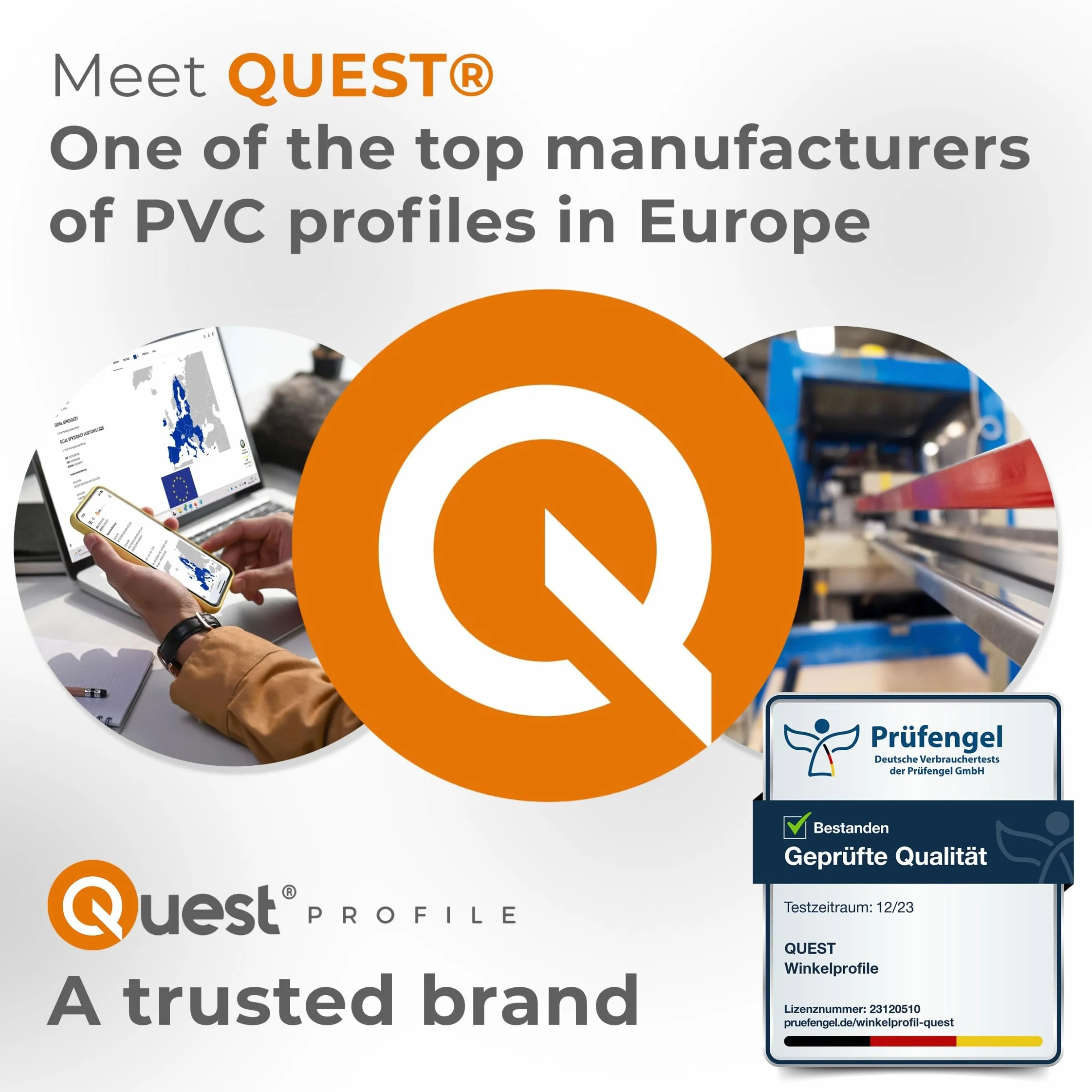 QUEST Listwa przypodłogowa PVC 32x23 mm, samoprzylepna elastyczna, miękka listwa podłogowa, cokołowa, ciemny brąz, 15 m