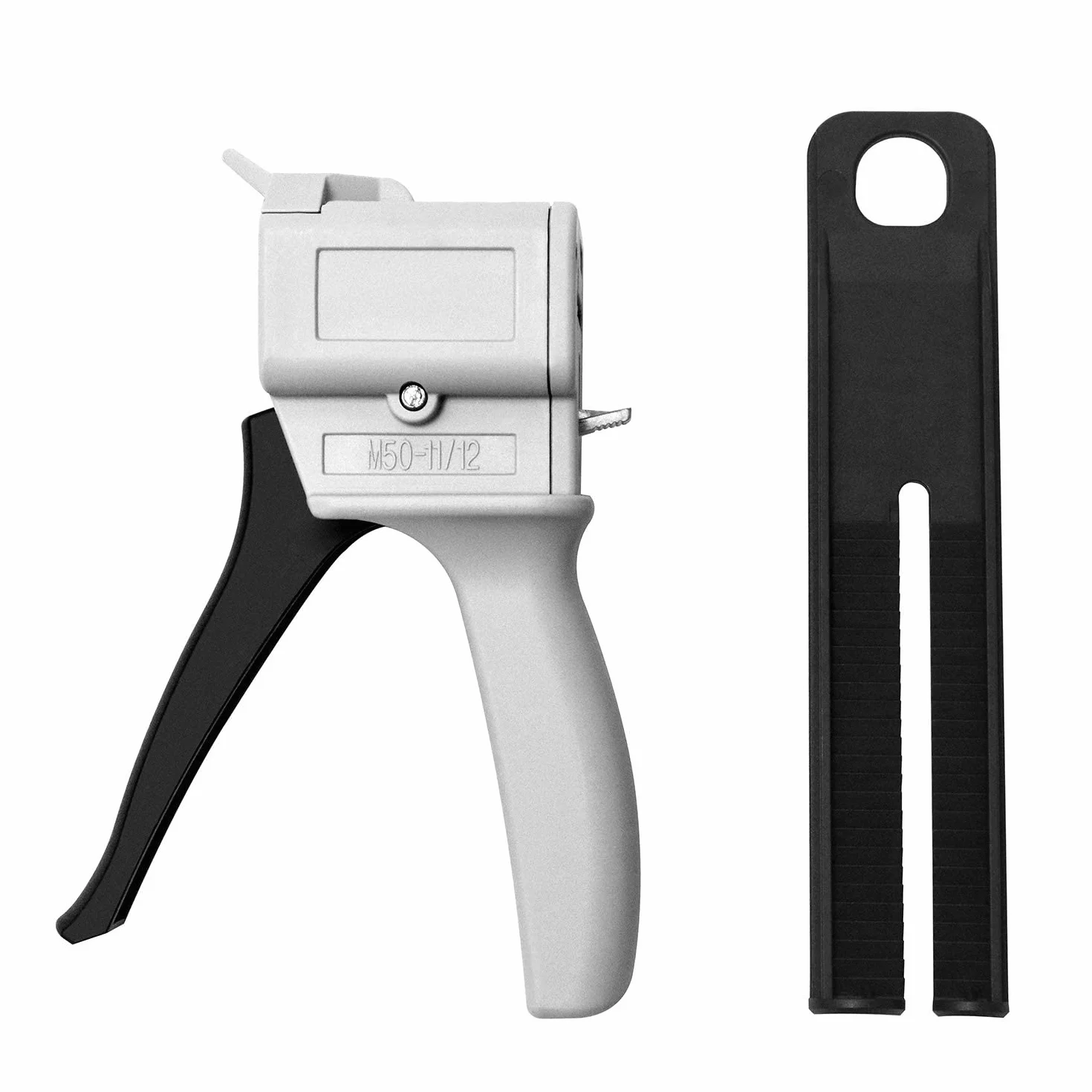 QWORK® 50 ml pistolet do klejenia epoksydowego z rękojeścią klej zmieszany, 1: 1 i 2: 1 pistolet do nabojów z pistoletem do klejenia, aplikator do mieszanki