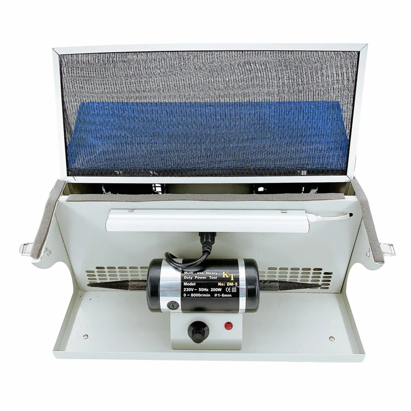 DM-5 polerka polerka, 200W Mini szlifierka polerska z odpylaczem ławka polerka do biżuterii elektronarzędzie ,Precyzyjna obsługa
