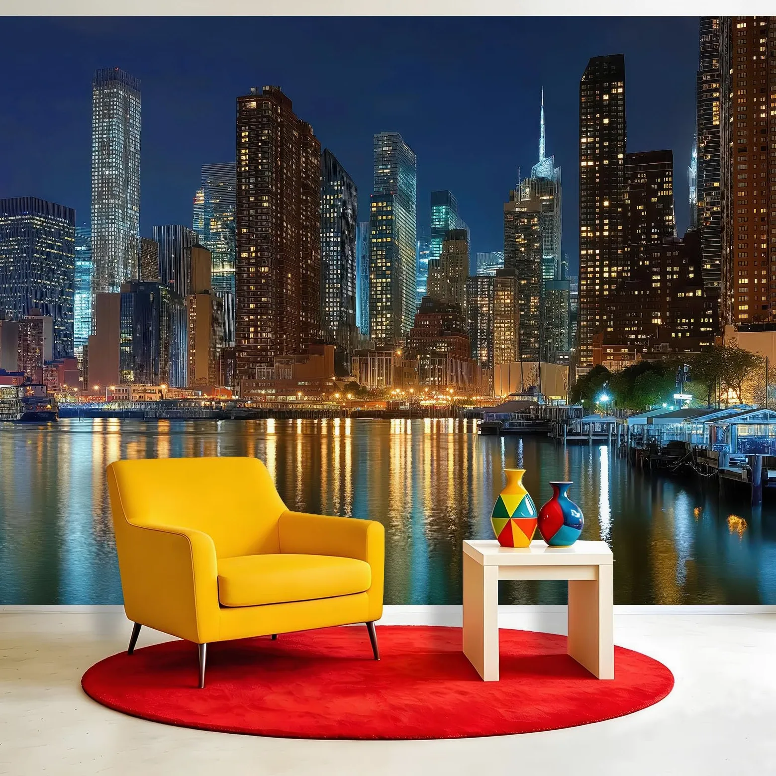 Urban fotografia, wzór 400 x 280 cm, XXL, tapeta fotograficzna, tapeta z włókniny, tatuaż ścienny, wzór Nowego Jorku, wieżowce, do salonu, sypialni, łazienki i kuchni