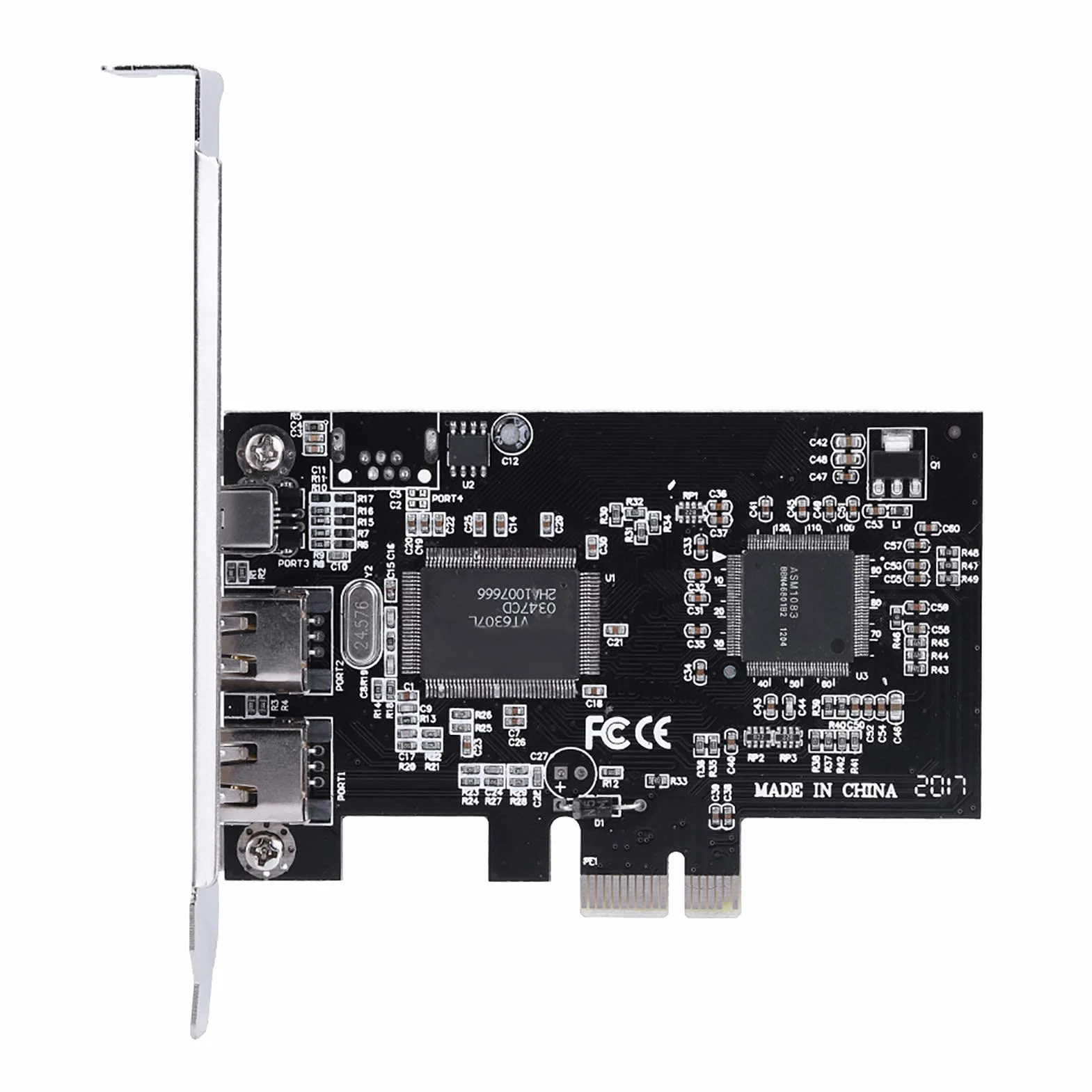 Firewire PCI Express karta kontrolera IEEE 1394a z kablem