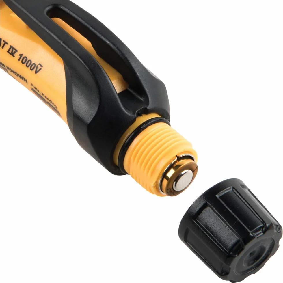 KLEIN TOOLS Bezdotykowy miernik napięcia, 12 do 1000 V AC, z dalmierzem laserowym, żółty, czarny