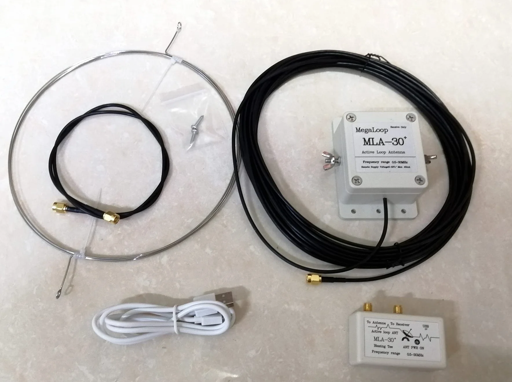MLA-30 Plus Aktywna antena pierścieniowa 0,5-30 MHz odbiorcza krótkofalowa