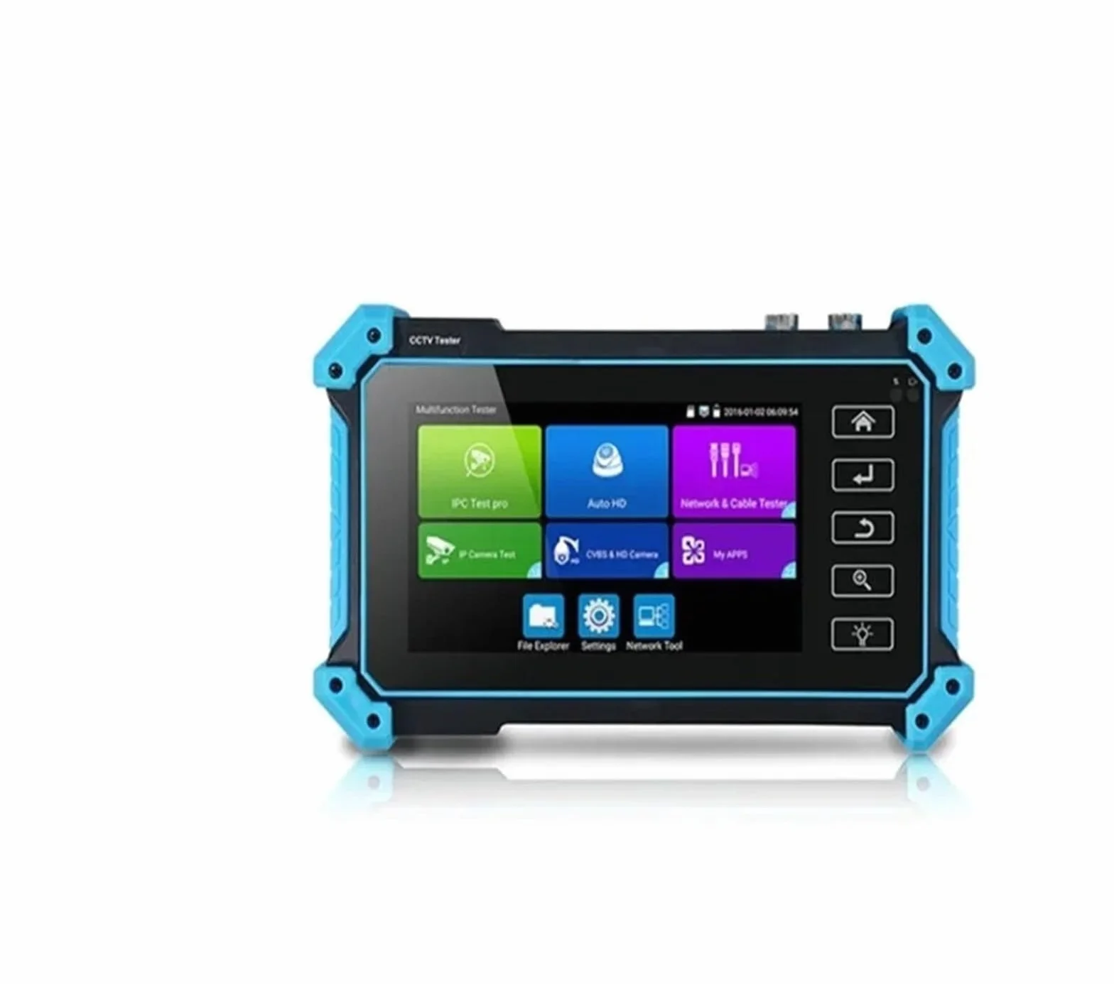 Tester CCTV, IPC5200C Tester monitora CCTV 4K | Z Tester kamery IP Analogowy tester monitoringu wideo CCTV IP PoE RJ45 Test kabla TDR do testowania kamer CCTV i IP.