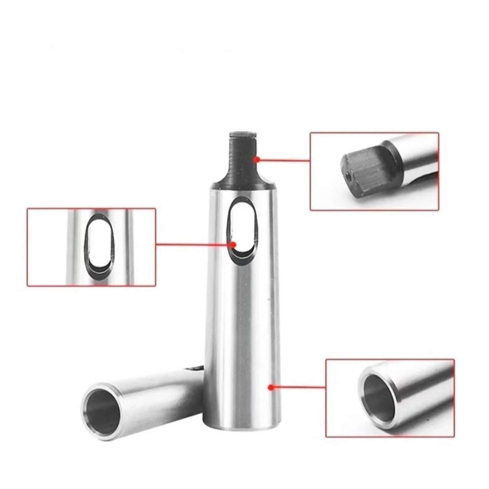 Tuleja stożkowa Morse'a, 1 sztuka MT1 MT2 MT3 MT4 MT5 tuleja wiertnicza adapter stożkowy Morse'a tuleja wiertnicza reduktor do uchwytu narzędziowego z prętem stożkowym Morse'a (MT4-MT5)
